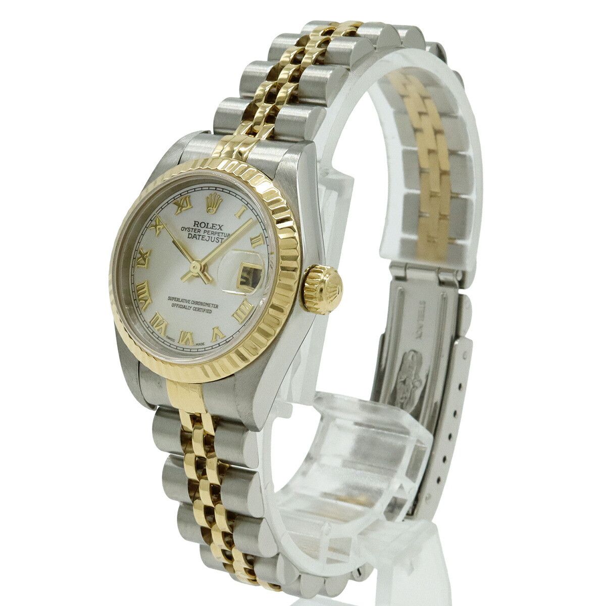 Rolex Rolex Rolex Datejust Stainless Steel Au750 Precious Metal Automatic 79173NR DUTY FREE for USA Size ONE SIZE - 2 Thumbnail