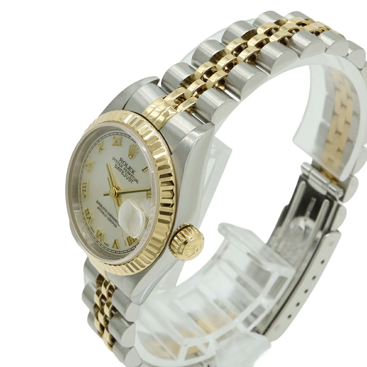 Rolex Rolex Rolex Datejust Stainless Steel Au750 Precious Metal Automatic 79173NR DUTY FREE for USA Size ONE SIZE - 6 Thumbnail