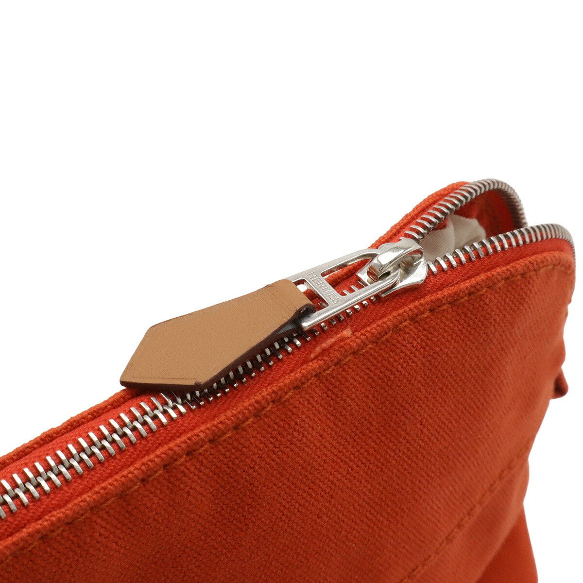 Hermes Hermes Hermes Bolide20 Canvas Pouch Textile Vanity Bag DUTY FREE for USA Size ONE SIZE - 4 Thumbnail