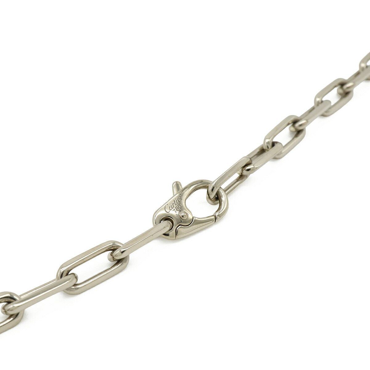 Cartier Cartier Cartier Santos de Cartier Au750 White Gold Necklace Precious Metal Necklace B7009100 DUTY FREE for USA Size ONE SIZE - 4 Thumbnail