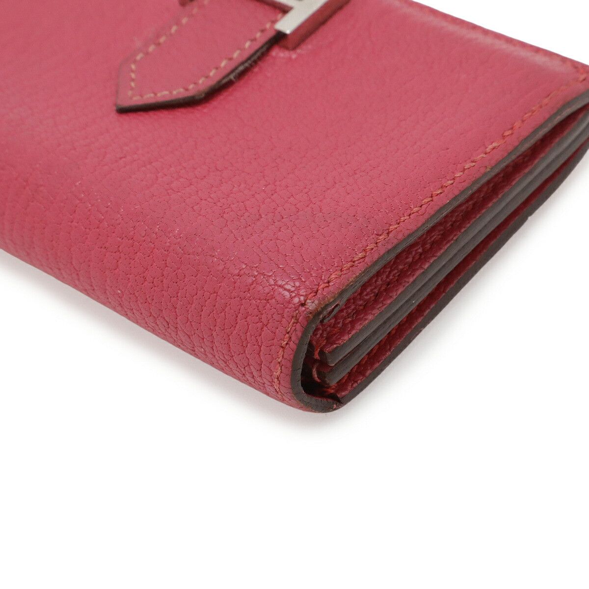 Hermes Hermes Hermes Bearn Chevre Card Case Leather Business card case Stamp L (2008) DUTY FREE for USA Size ONE SIZE - 3 Thumbnail