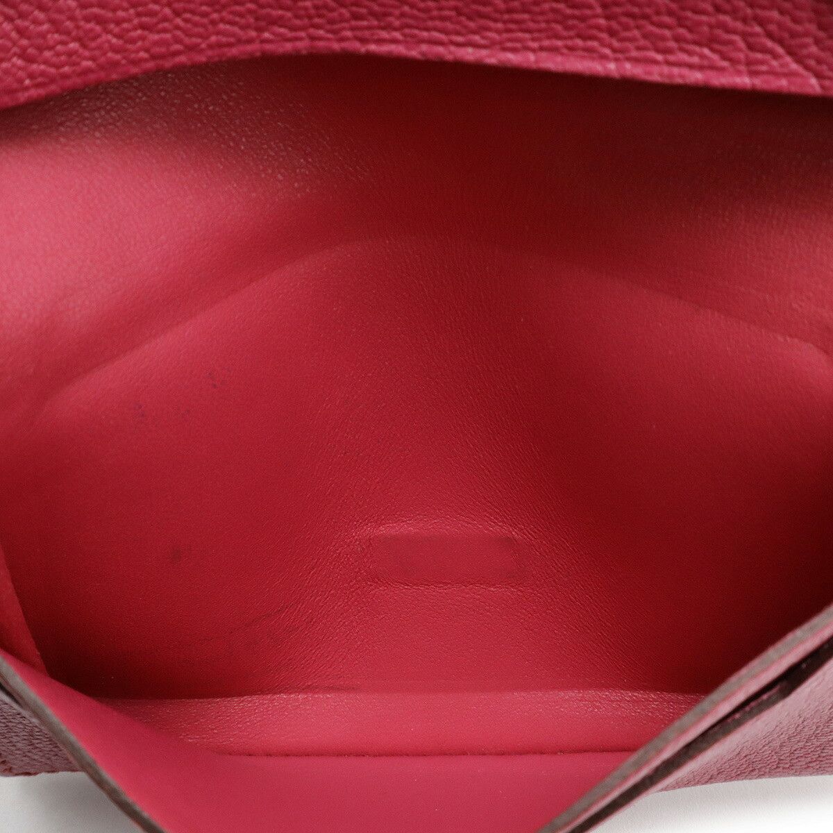 Hermes Hermes Hermes Bearn Chevre Card Case Leather Business card case Stamp L (2008) DUTY FREE for USA Size ONE SIZE - 6 Thumbnail