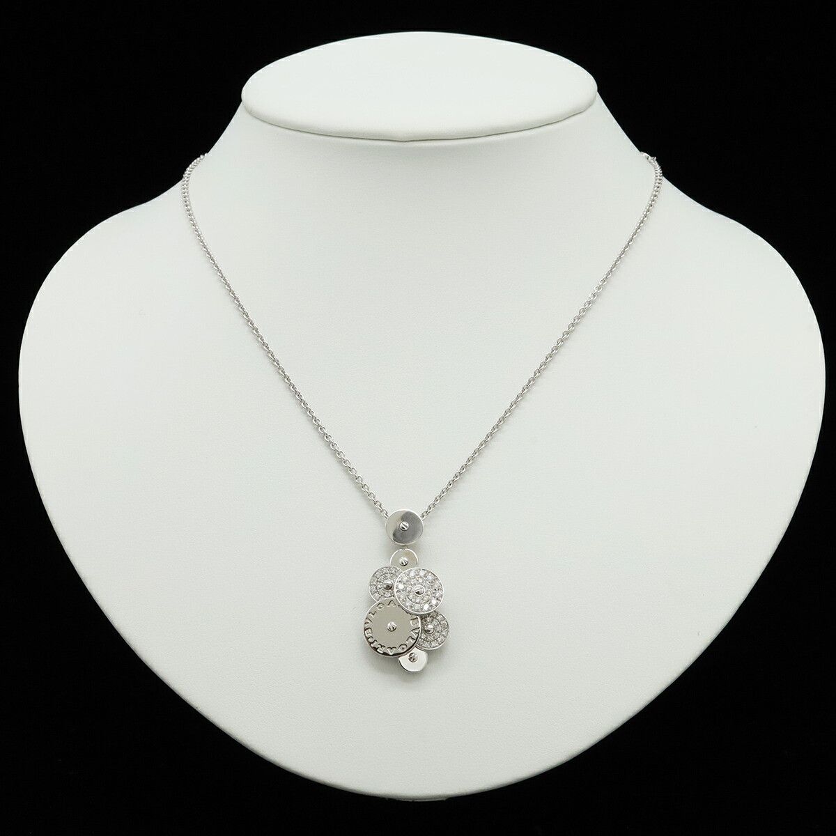 Bvlgari Bvlgari Bvlgari Chicladi Au750 White Gold Diamond Necklace Precious Metal Necklace DUTY FREE for USA Size ONE SIZE - 6 Thumbnail