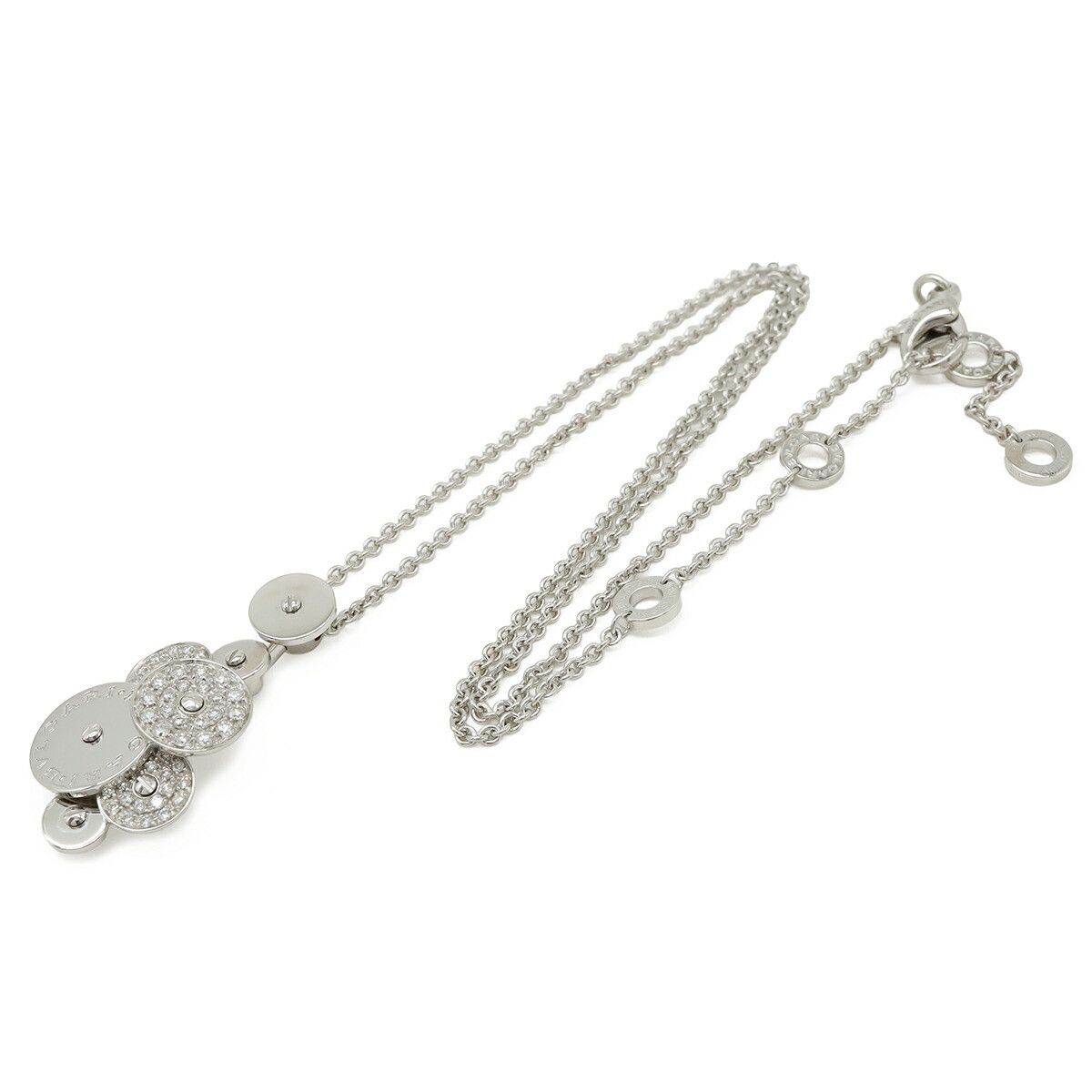 Bvlgari Bvlgari Bvlgari Chicladi Au750 White Gold Diamond Necklace Precious Metal Necklace DUTY FREE for USA Size ONE SIZE - 2 Thumbnail