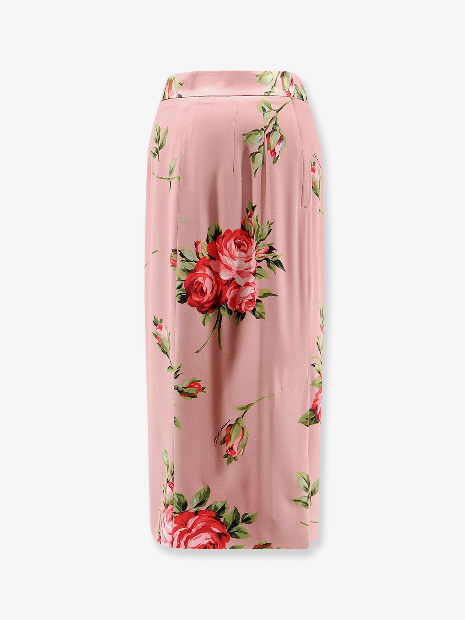 Dolce & Gabbana Stretch Silk Long Skirt Size 30" / US 8 / IT 44 - 2 Thumbnail