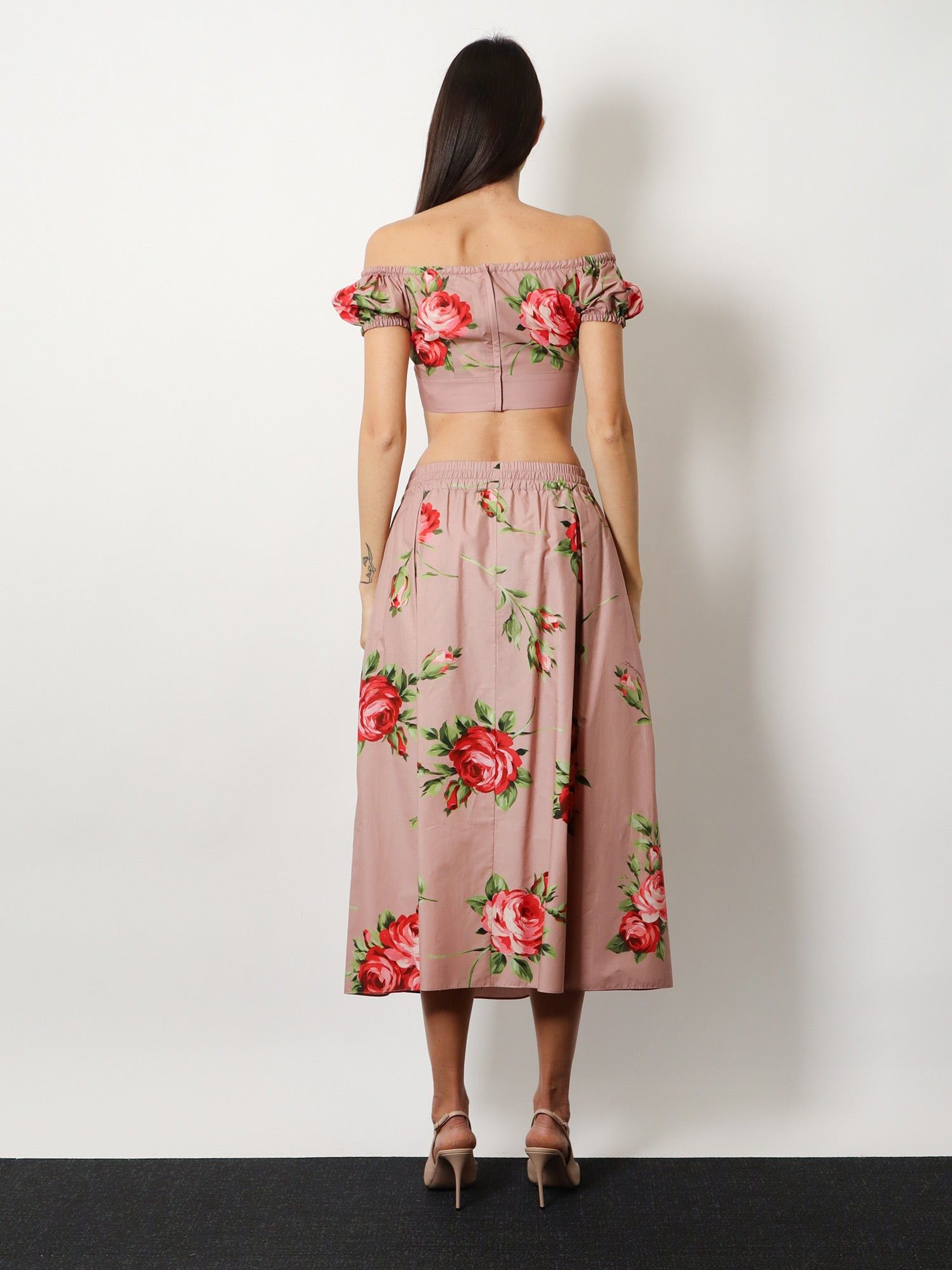 Dolce & Gabbana Cotton Skirt With Iconic Print Size 28" / US 6 / IT 42 - 5 Thumbnail