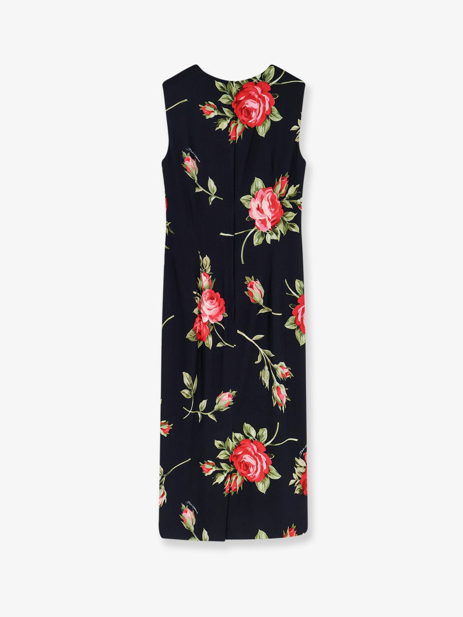 Dolce & Gabbana Viscose Dress With Iconic Print Size L / US 10 / IT 46 - 2 Thumbnail