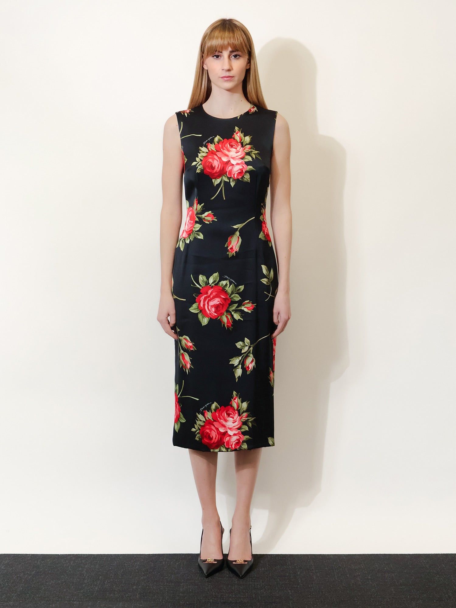 Dolce & Gabbana Viscose Dress With Iconic Print Size L / US 10 / IT 46 - 4 Thumbnail
