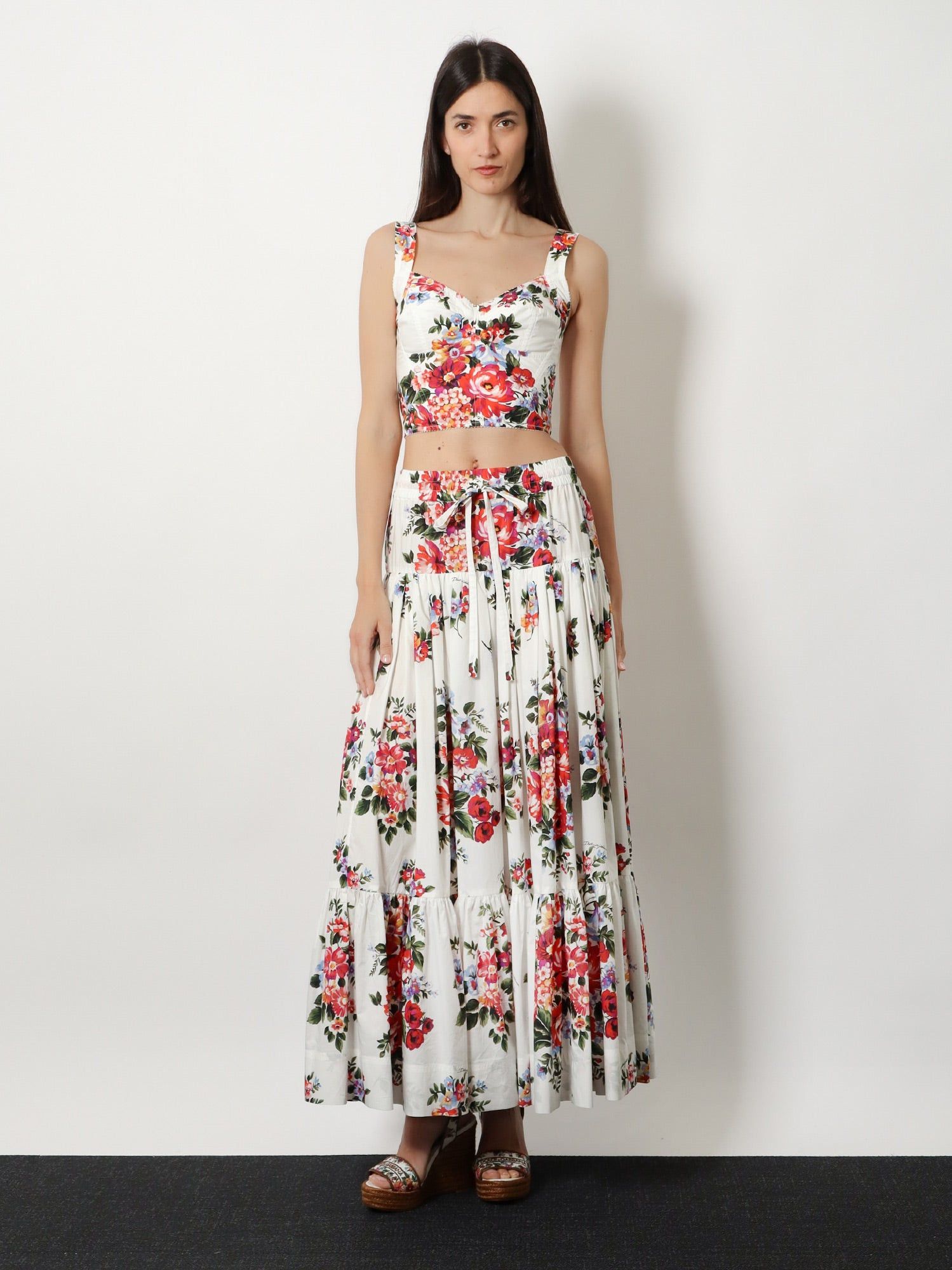 Dolce & Gabbana Cotton Blend Bustier Top Size M / US 6-8 / IT 42-44 - 4 Thumbnail