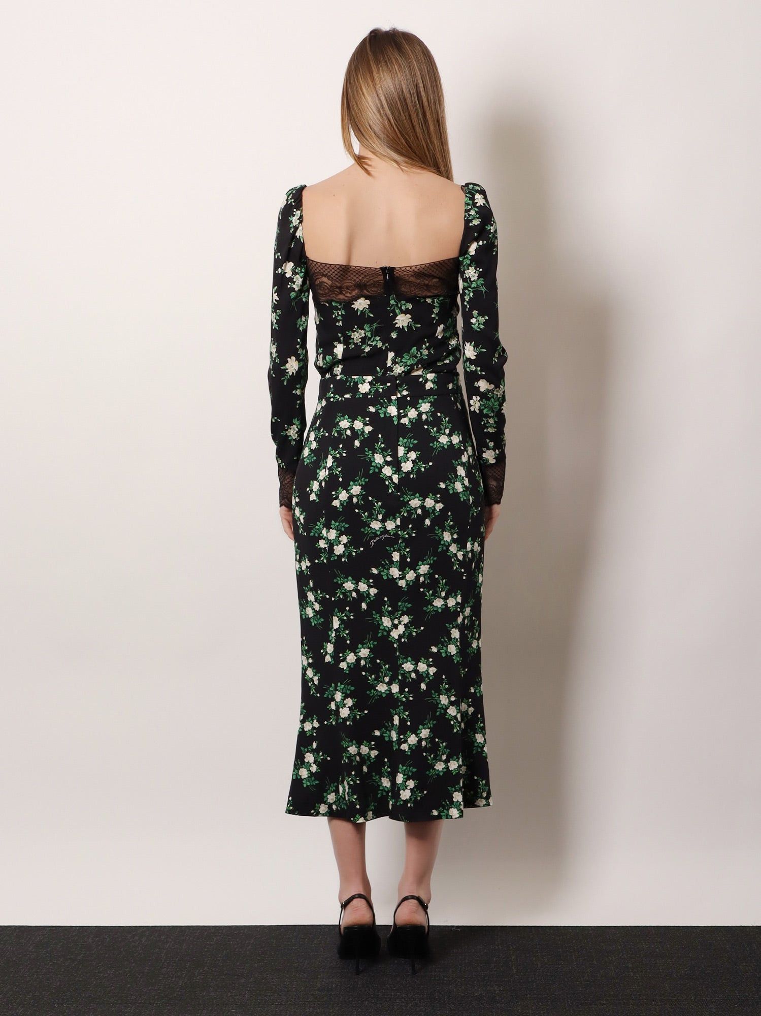 Dolce & Gabbana Silk Top With Floral Print Size S / US 4 / IT 40 - 3 Thumbnail