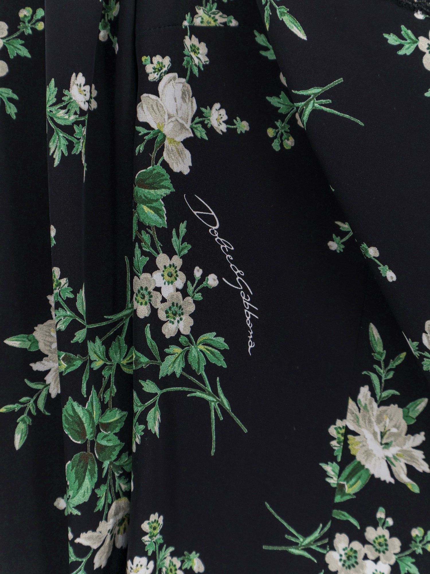 Dolce & Gabbana Silk Top With Floral Print Size S / US 4 / IT 40 - 5 Thumbnail