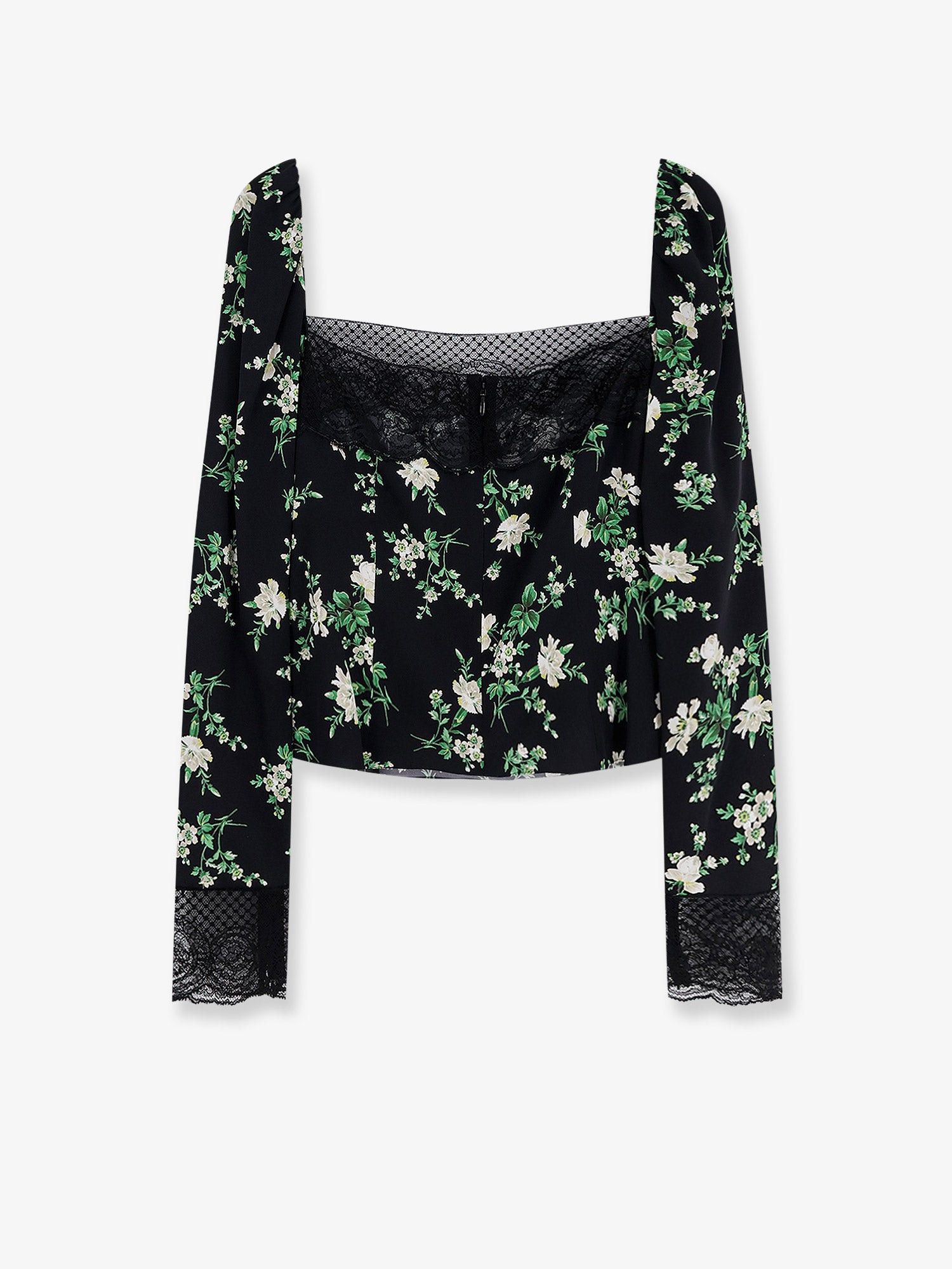 Dolce & Gabbana Silk Top With Floral Print Size M / US 6-8 / IT 42-44 - 4 Thumbnail