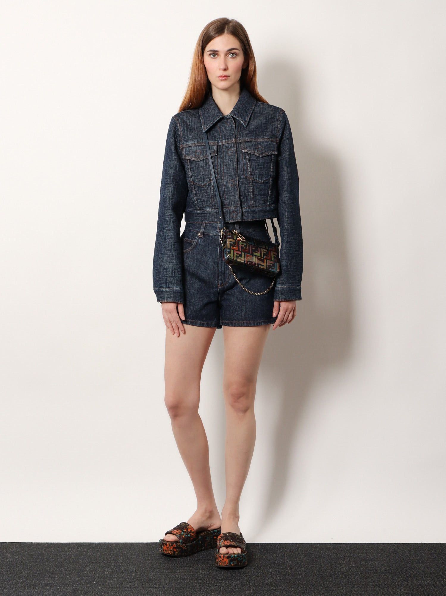 Fendi Padded Denim Jacket Size S / US 4 / IT 40 - 4 Thumbnail