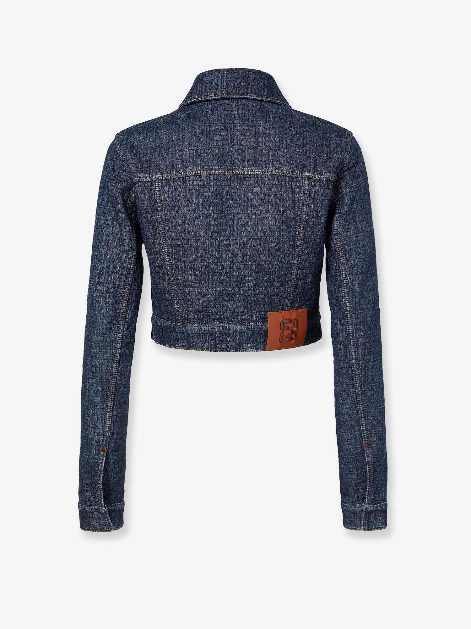 Fendi Padded Denim Jacket Size S / US 4 / IT 40 - 2 Thumbnail
