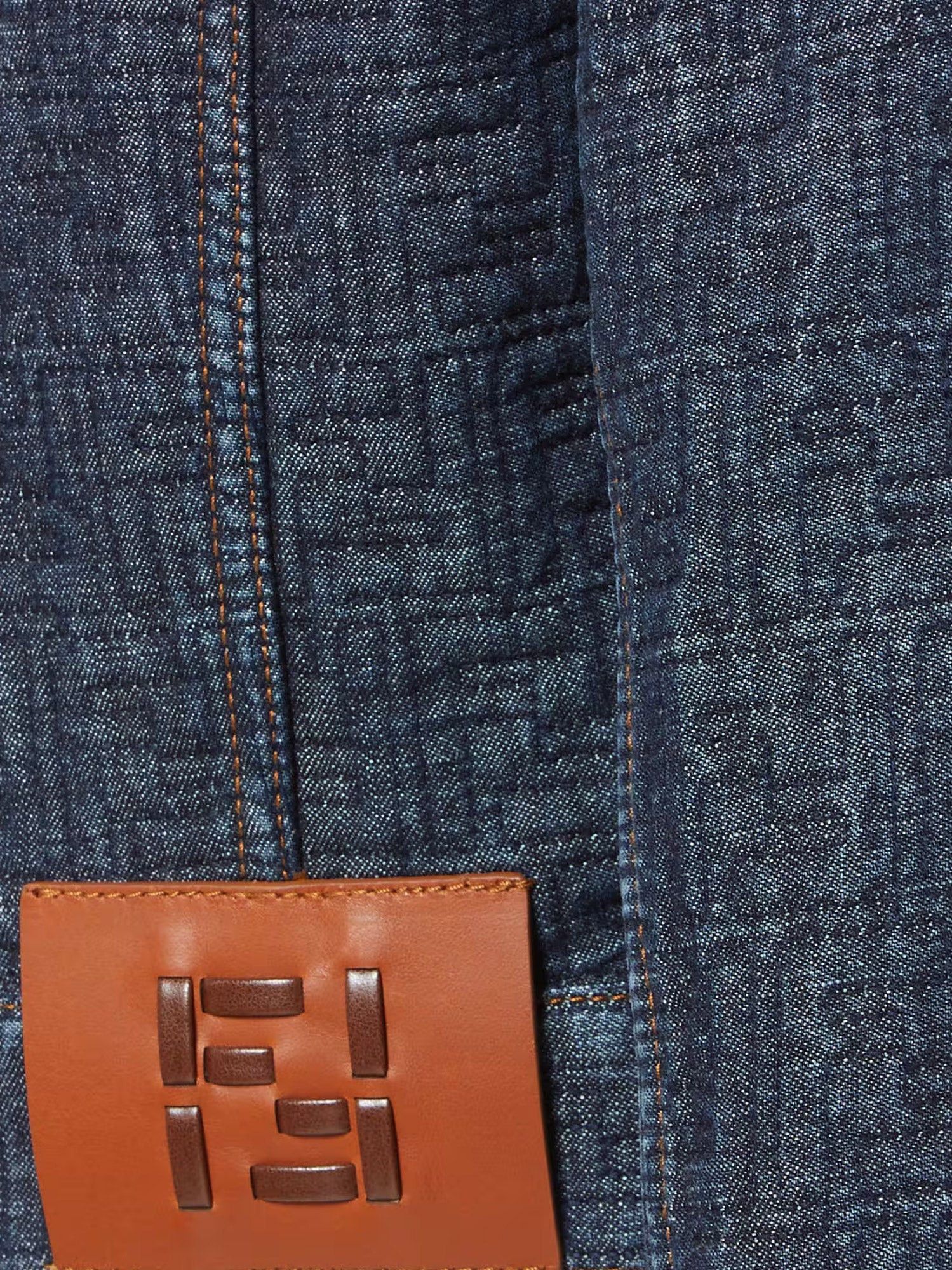 Fendi Padded Denim Jacket Size S / US 4 / IT 40 - 3 Thumbnail