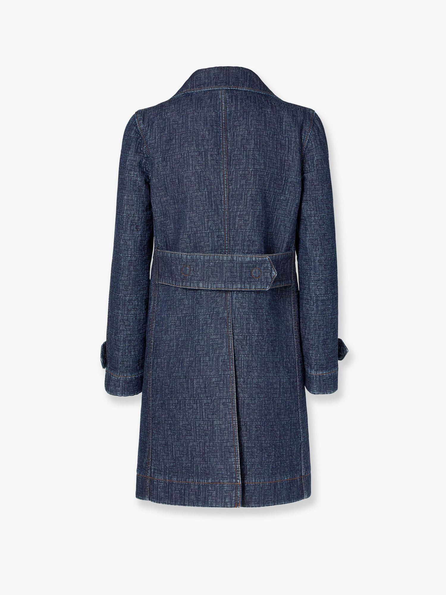 Fendi Ff Padded Denim Caban Size M / US 6-8 / IT 42-44 - 2 Thumbnail