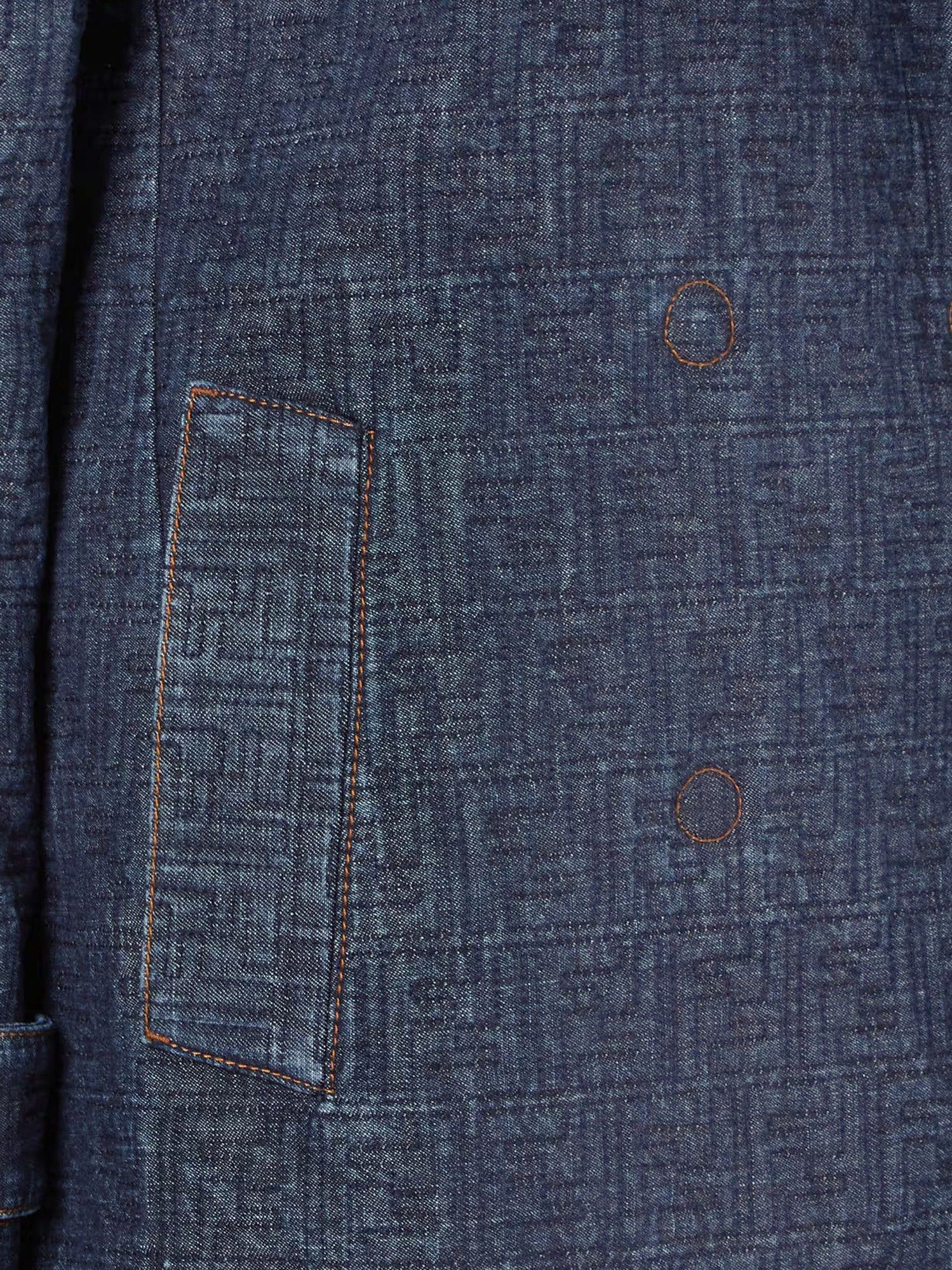 Fendi Ff Padded Denim Caban Size M / US 6-8 / IT 42-44 - 3 Thumbnail