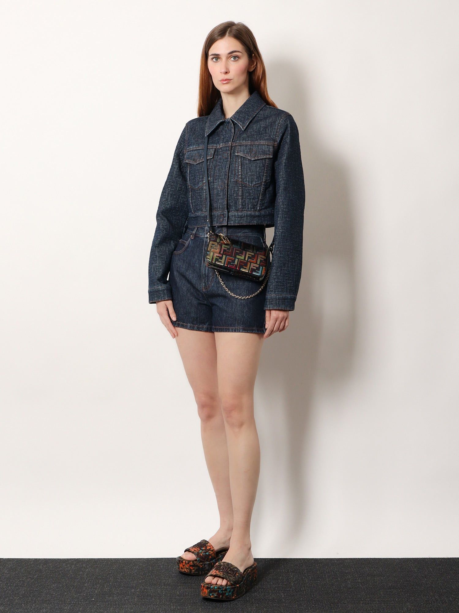 Fendi Denim Shorts Size 30" / US 8 / IT 44 - 4 Thumbnail