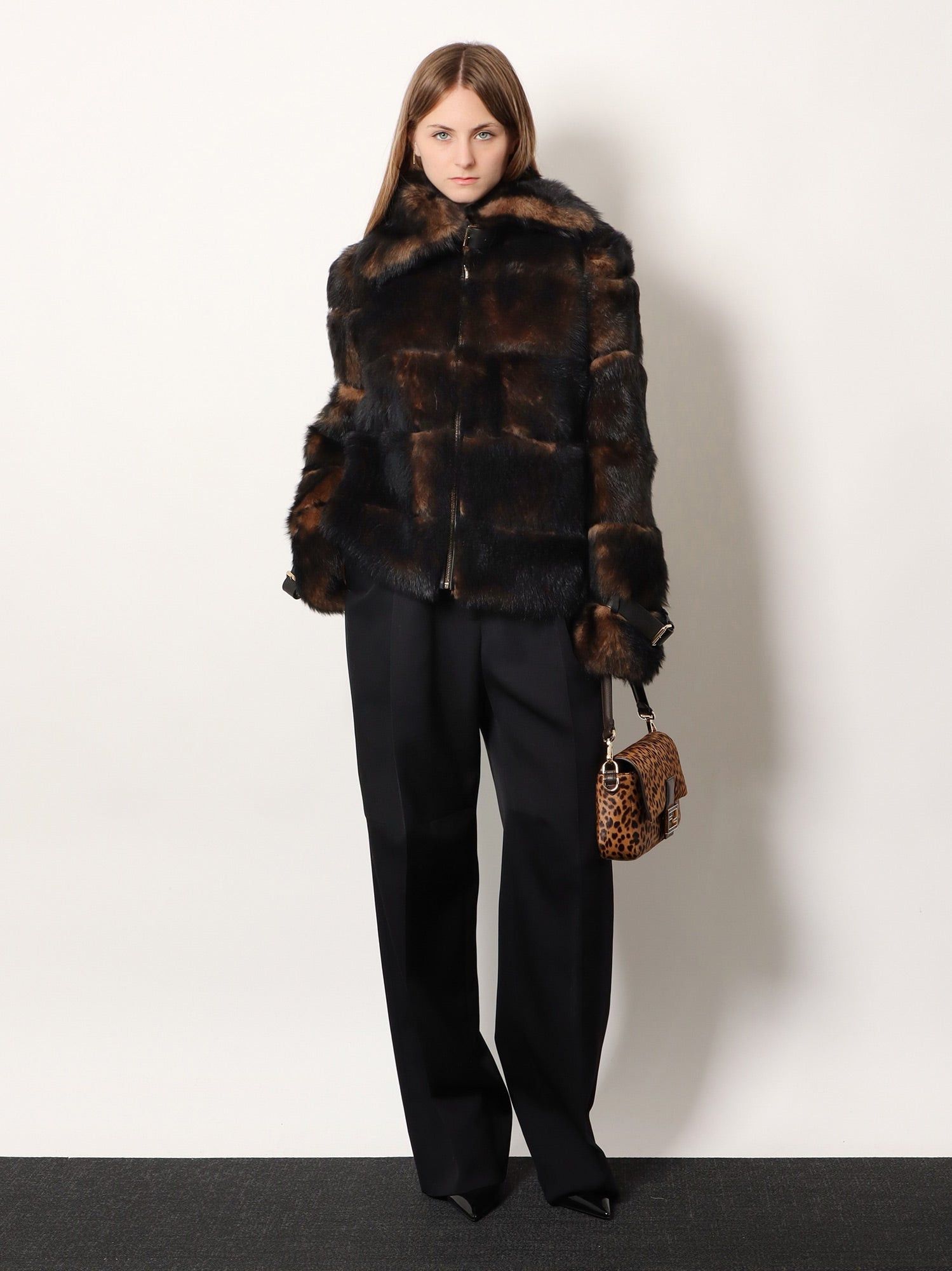Fendi Brown Backed Sheepskin And Nappa Jacket Size S / US 4 / IT 40 - 4 Thumbnail