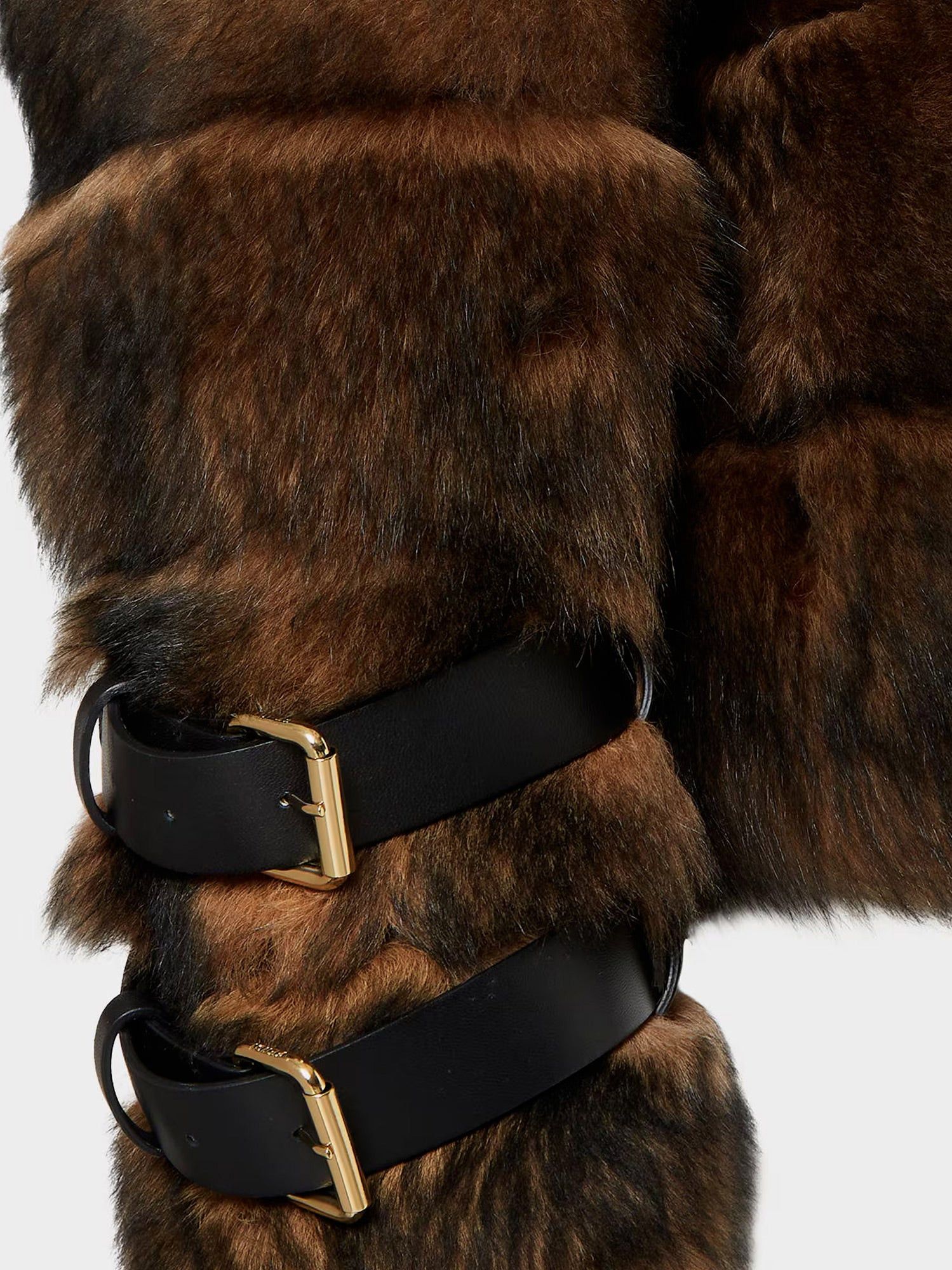 Fendi Brown Backed Sheepskin And Nappa Jacket Size S / US 4 / IT 40 - 3 Thumbnail