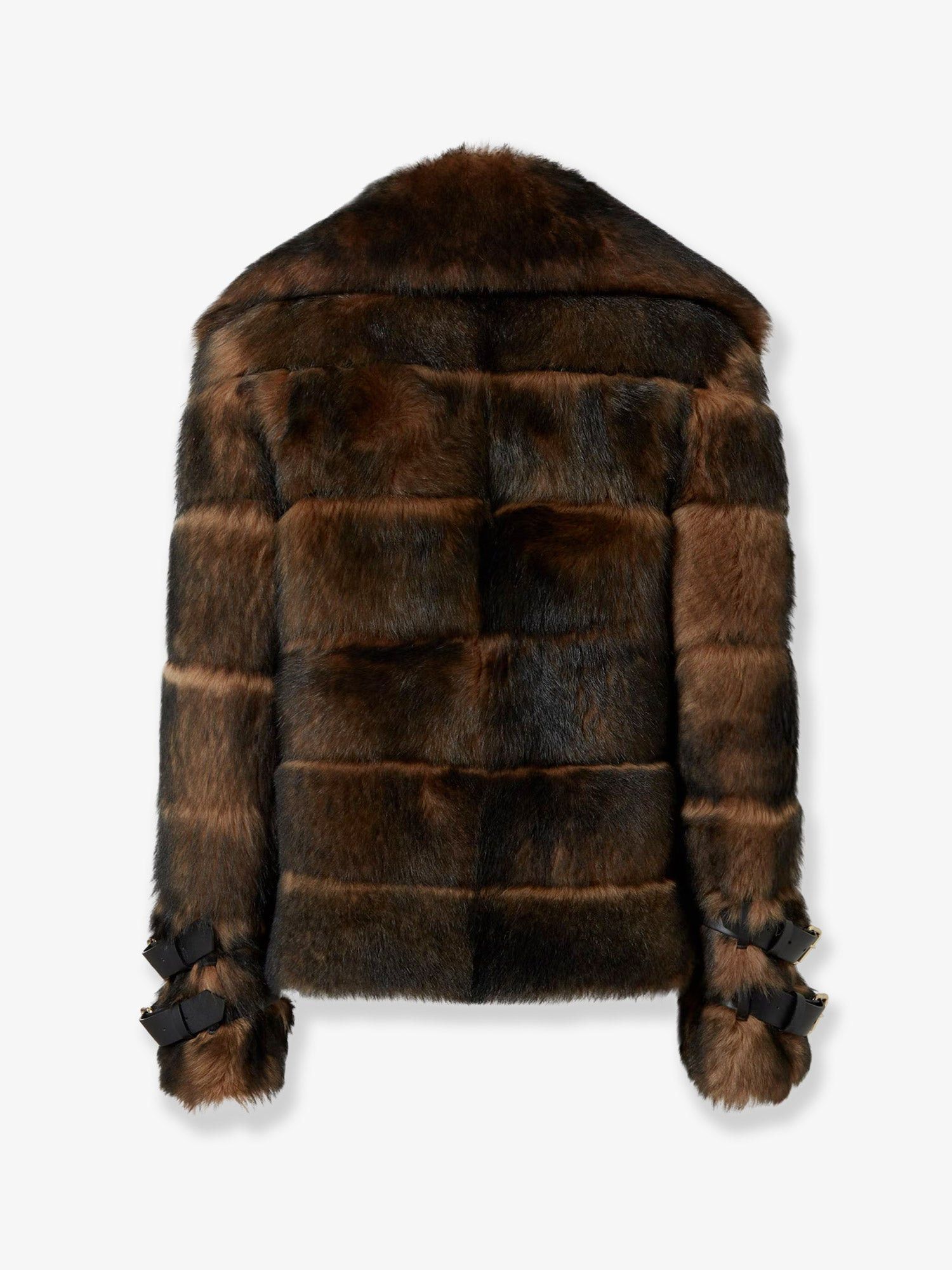Fendi Brown Backed Sheepskin And Nappa Jacket Size S / US 4 / IT 40 - 2 Thumbnail