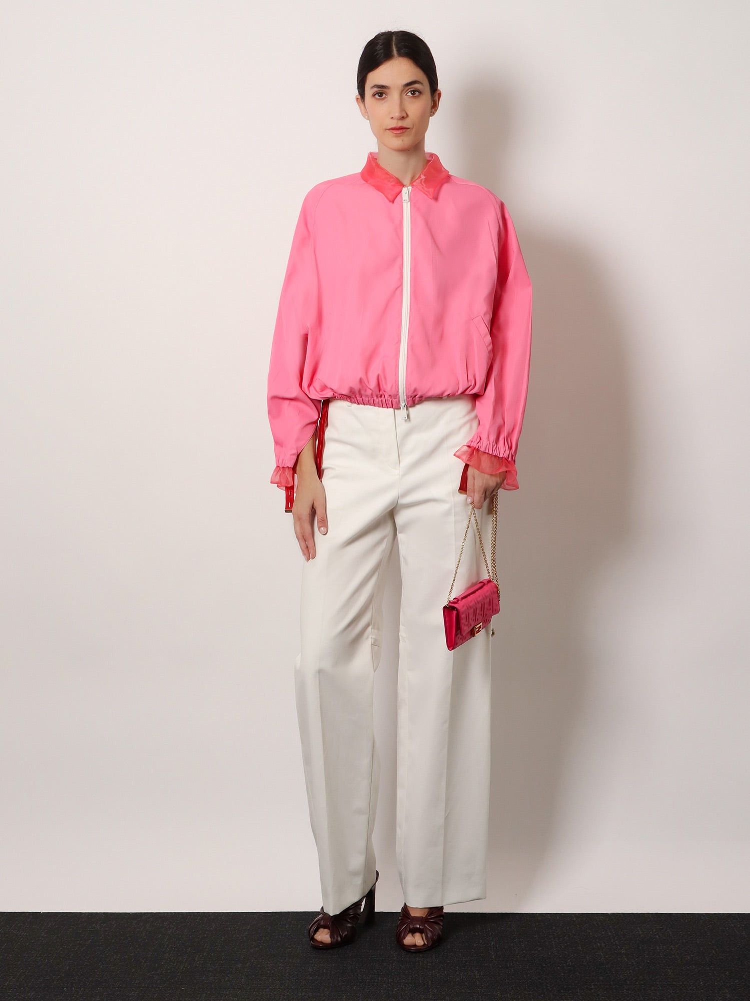 Fendi Technical Canvas Trousers Size 26" / US 2 / IT 38 - 4 Thumbnail