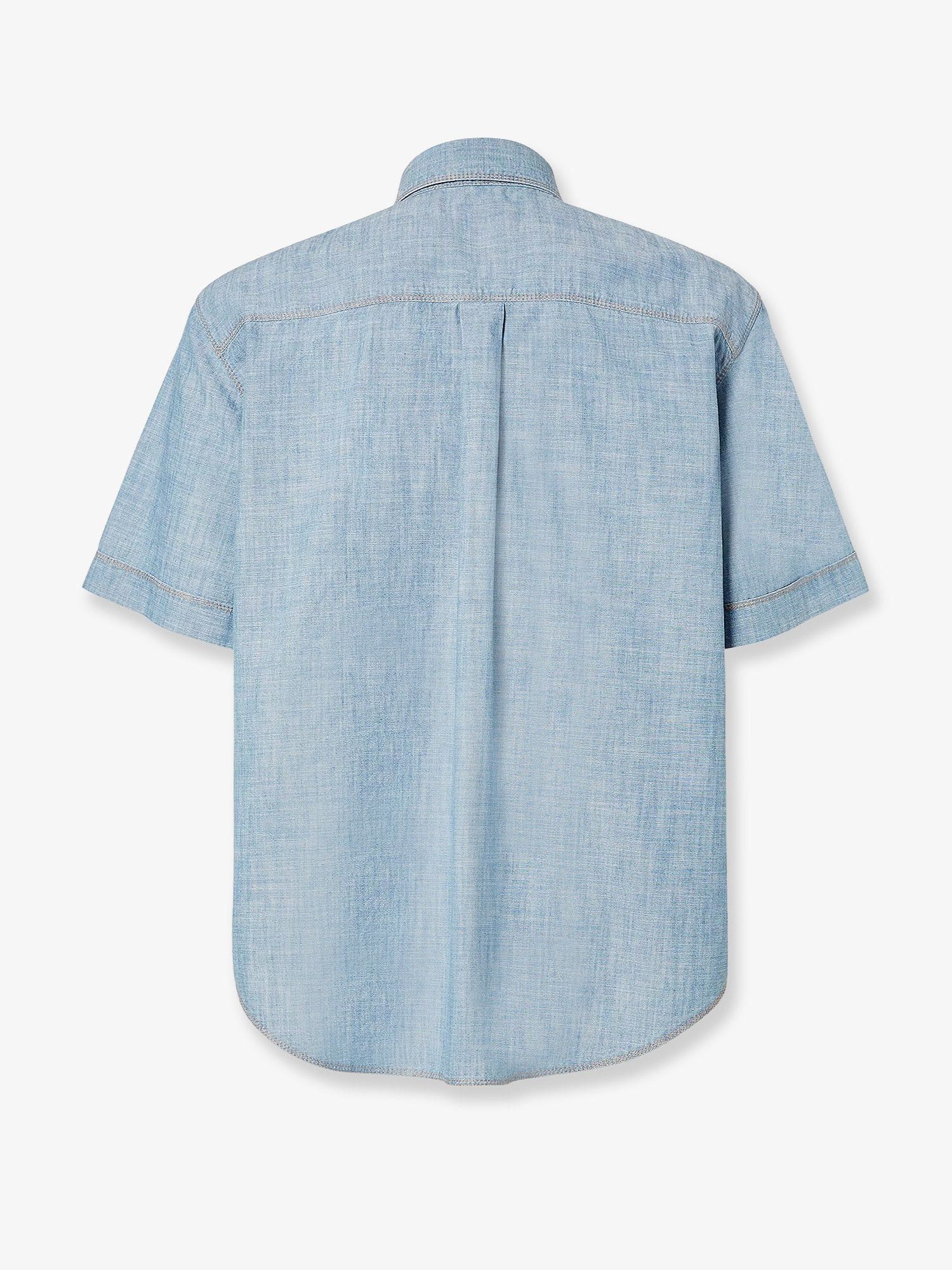 Fendi Cotton Shirt With Denim Effect Size US L / EU 52-54 / 3 - 2 Thumbnail
