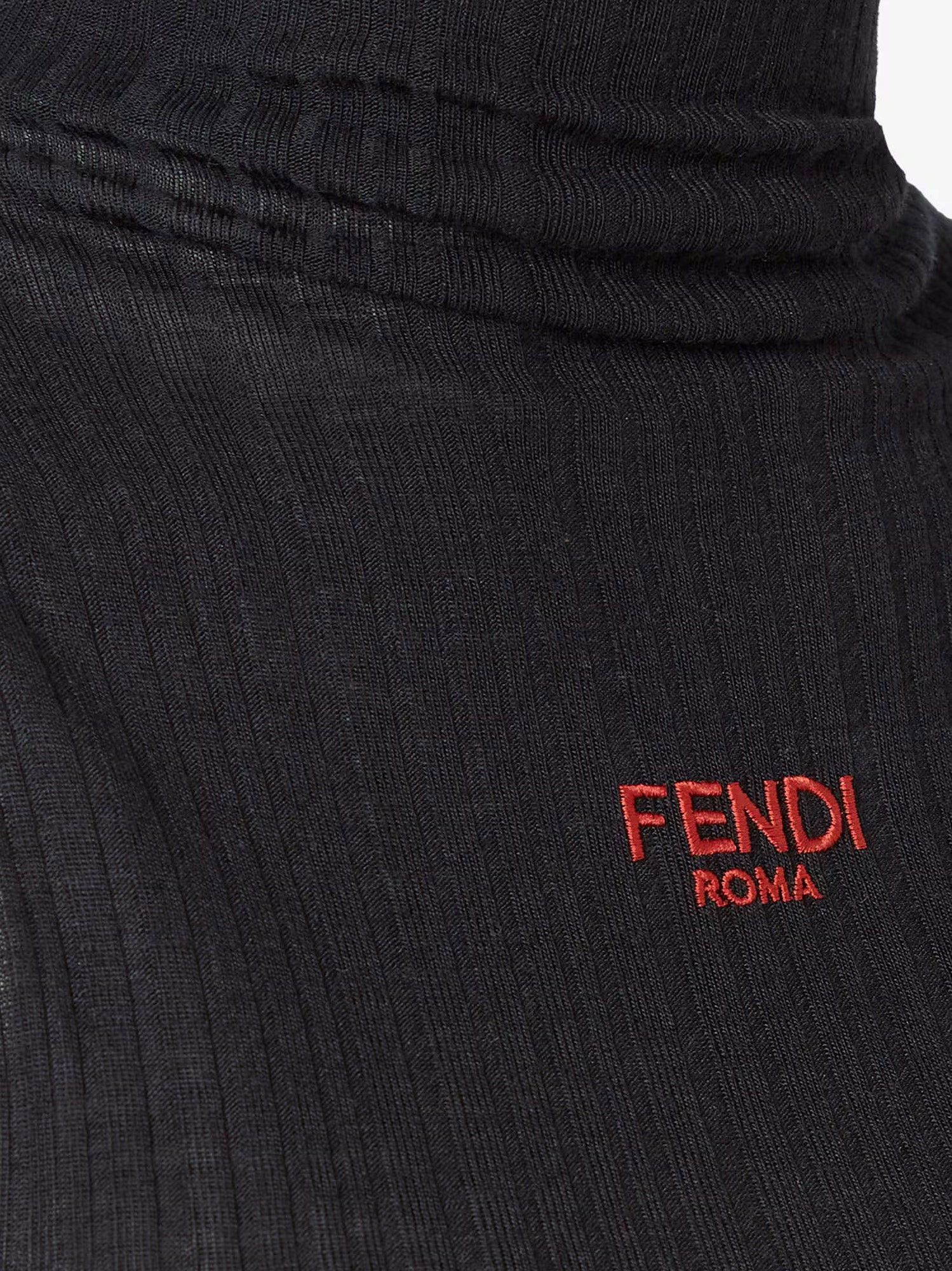 Fendi Ribbed Virgin Wool Top Size M / US 6-8 / IT 42-44 - 3 Thumbnail