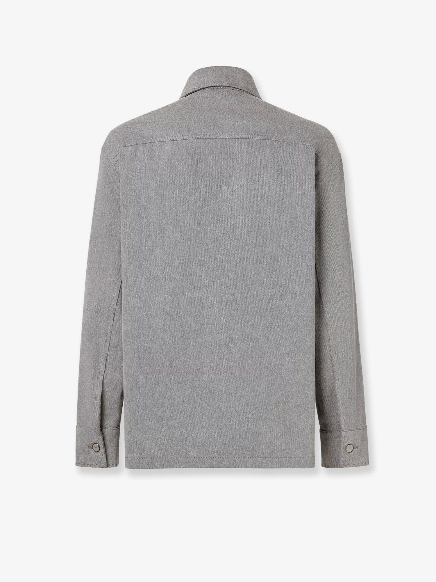 Fendi Jacket Denim Stone Bleached Size US L / EU 52-54 / 3 - 2 Thumbnail
