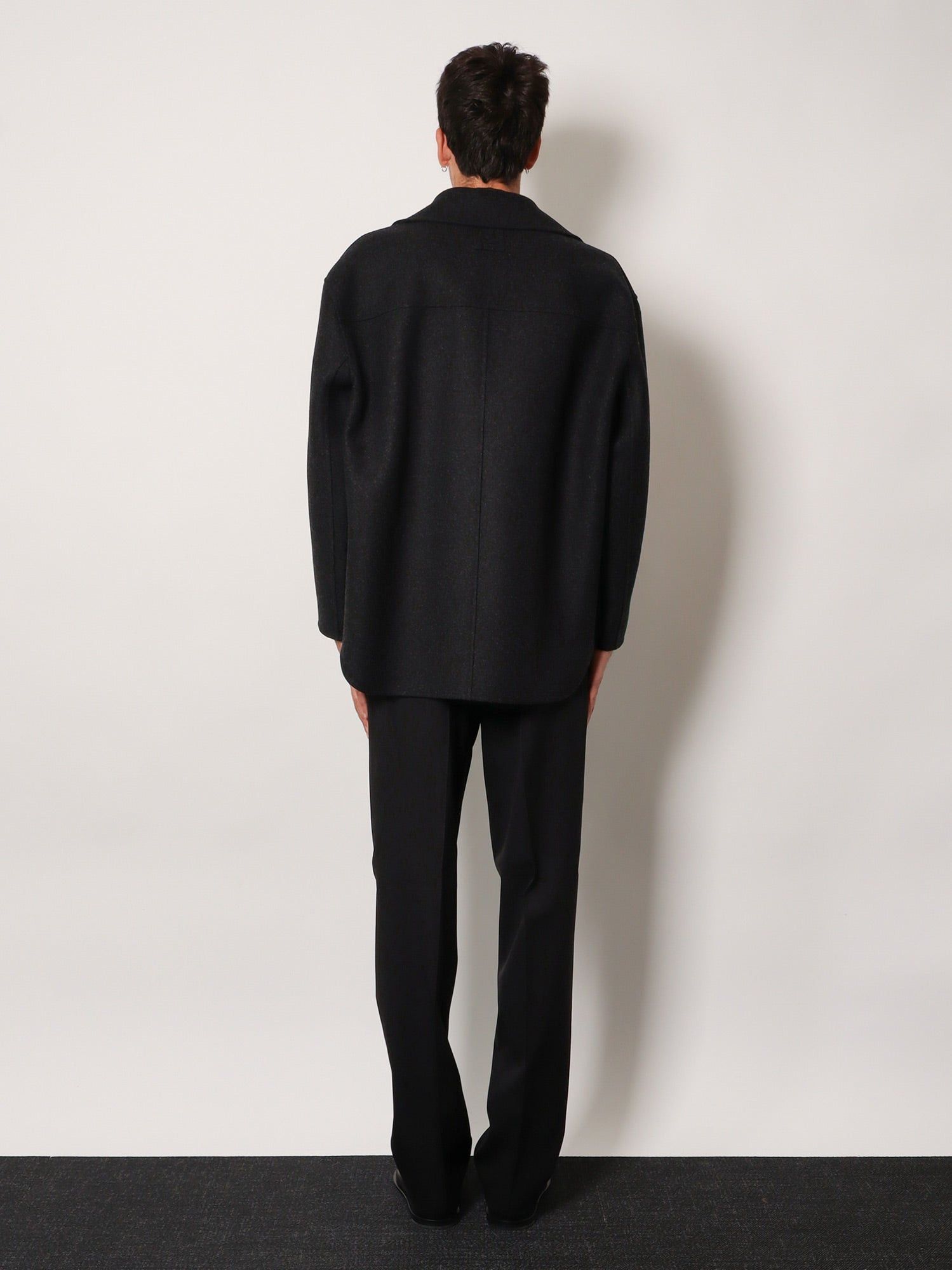 Fendi Double-Breasted Wool Felt Peacoat Size US S / EU 44-46 / 1 - 5 Thumbnail