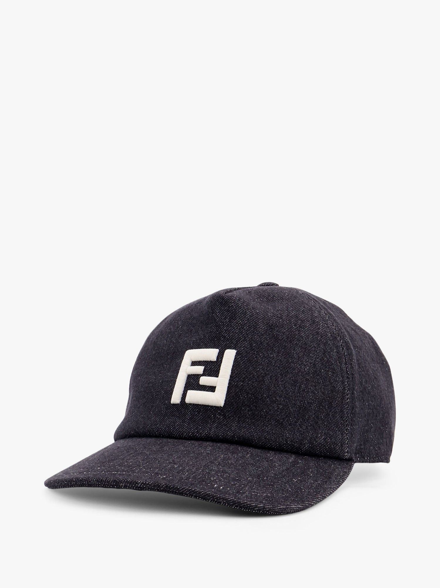 Fendi Denim Baseball Hat With Logo Embroidery Size ONE SIZE - 2 Thumbnail