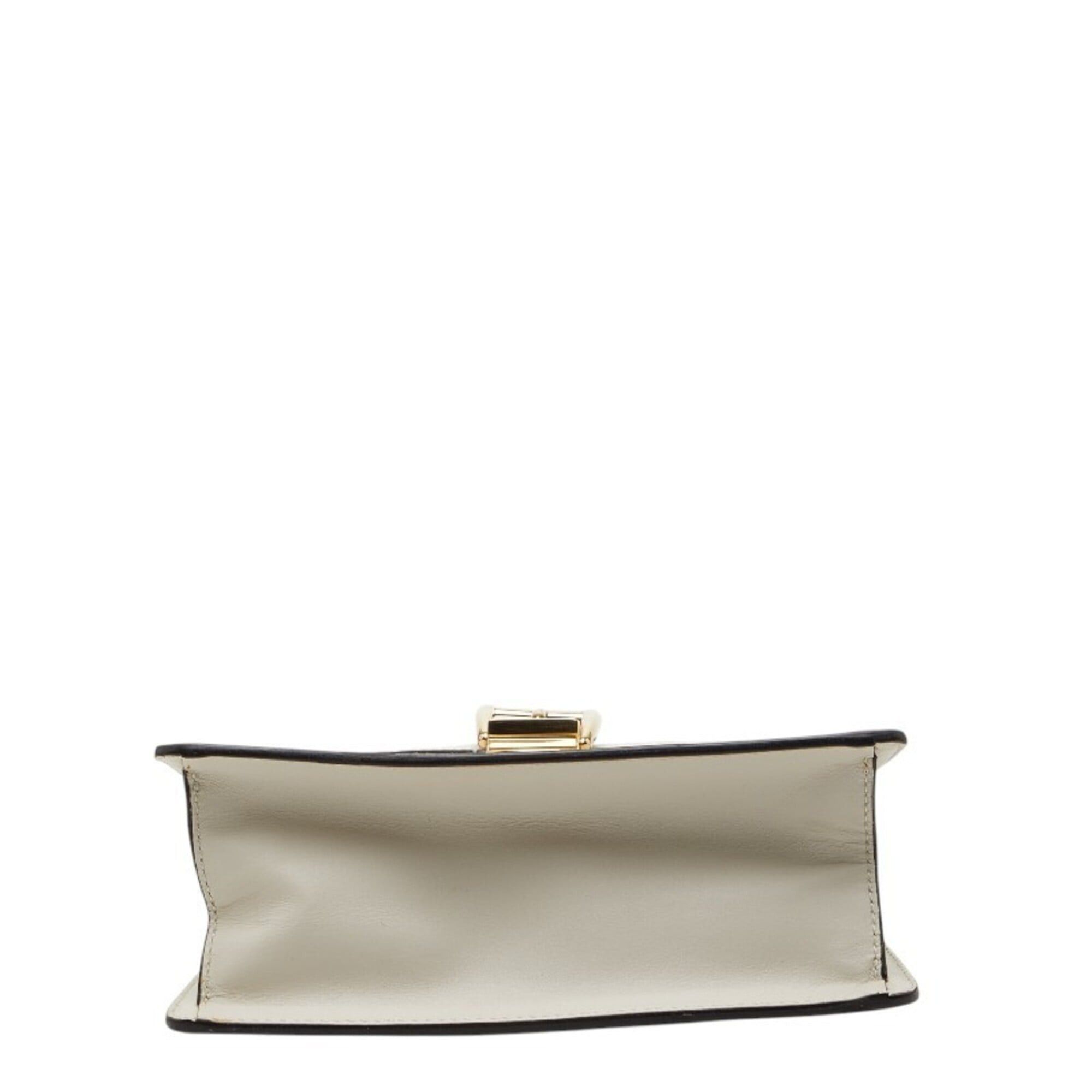 Gucci Gucci Sylvie Mini Handbag Shoulder Bag 2WAY 470270 White Leather Women's GUCCI Size ONE SIZE - 3 Thumbnail