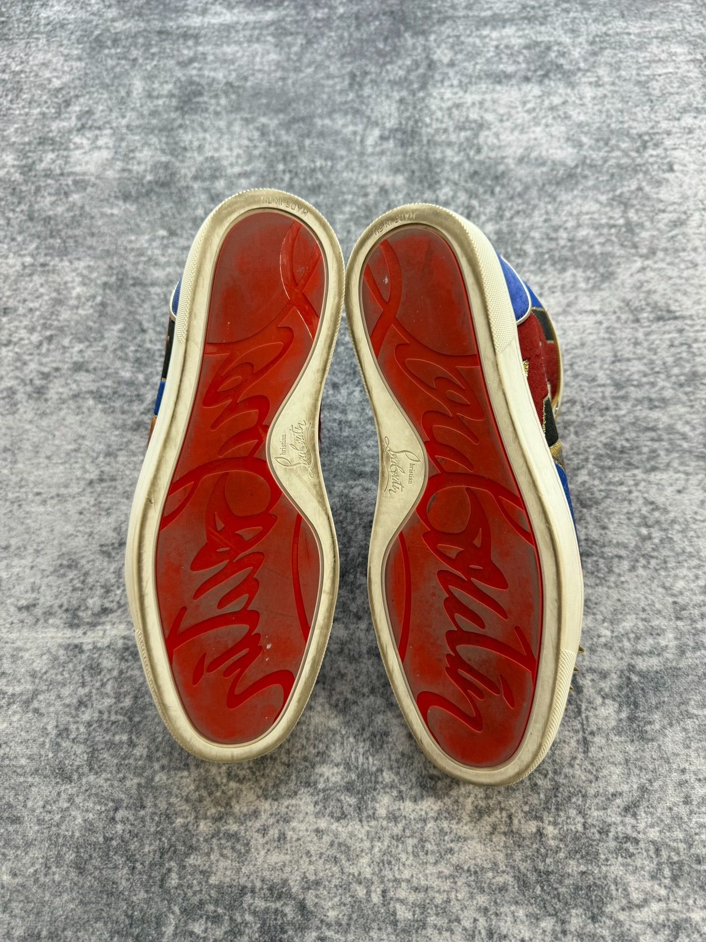 Christian Louboutin Christian Louboutin Colorful High-Top Sneakers Size US 11 / IT 41 - 6 Thumbnail