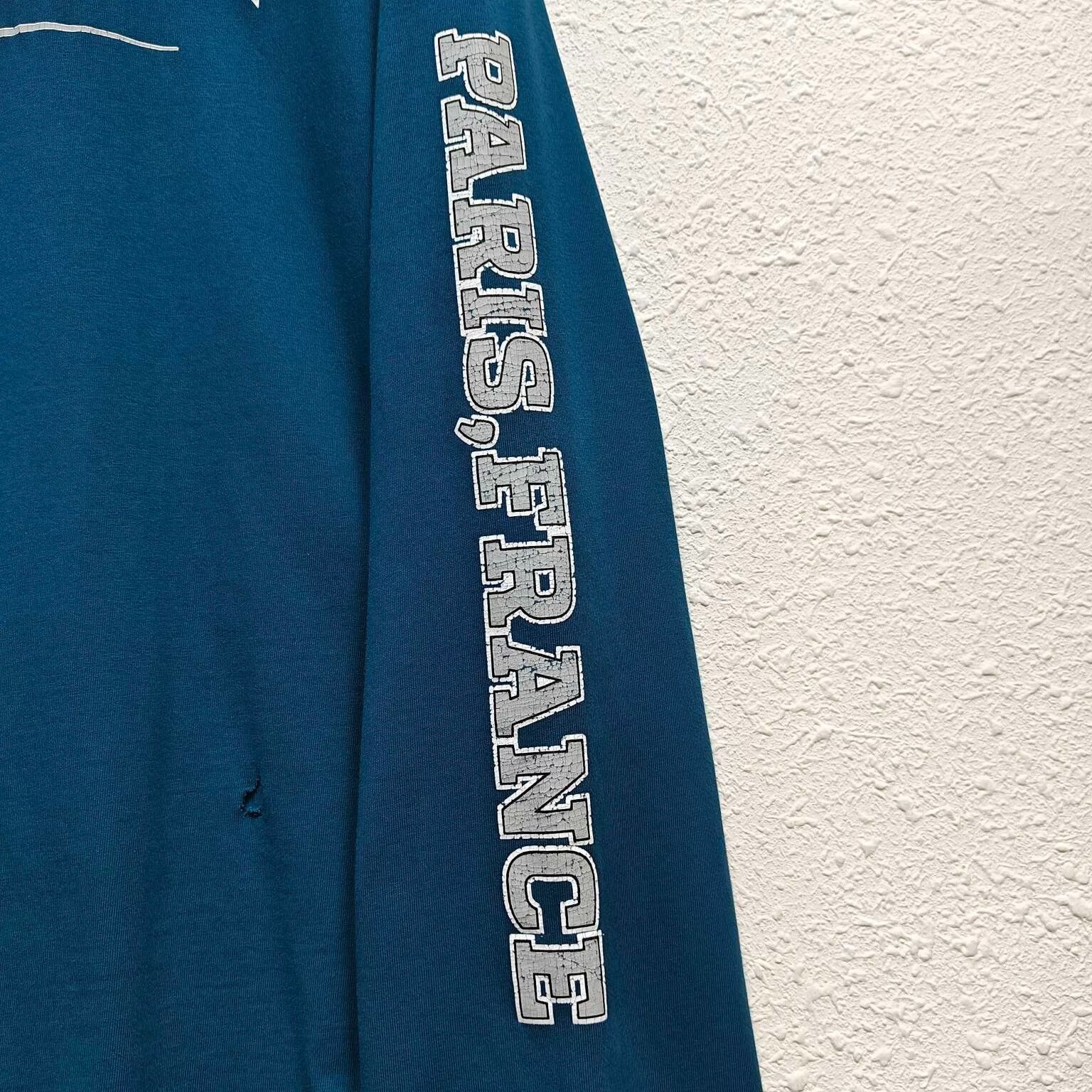 Balenciaga Balenciaga Distressed Logo Long Sleeve Shirt Size US XL / EU 56 / 4 - 4 Thumbnail