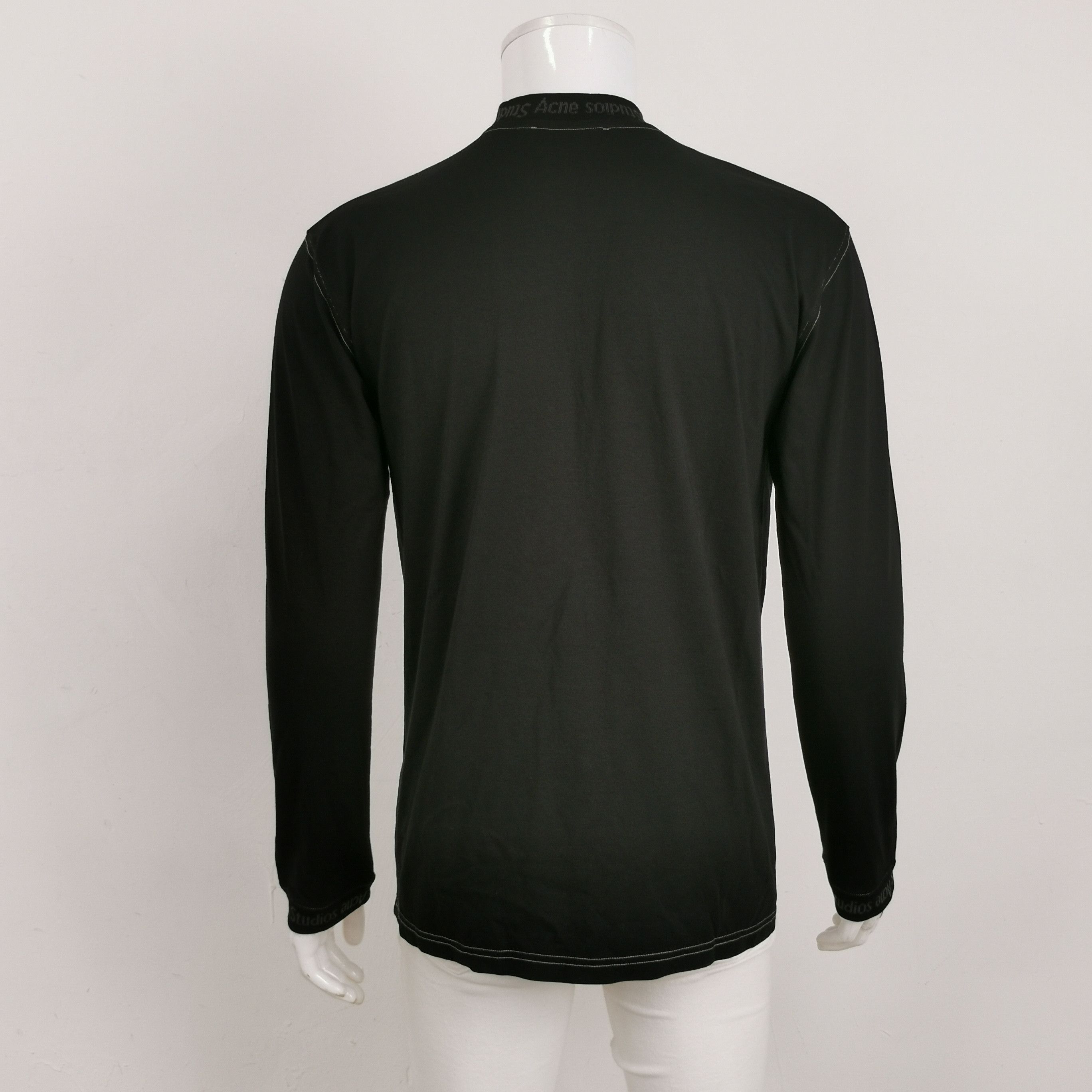 Acne Studios Burberry Cotton Collared Logo T-Shirt M Size XS / US 0-2 / IT 36-38 - 4 Thumbnail