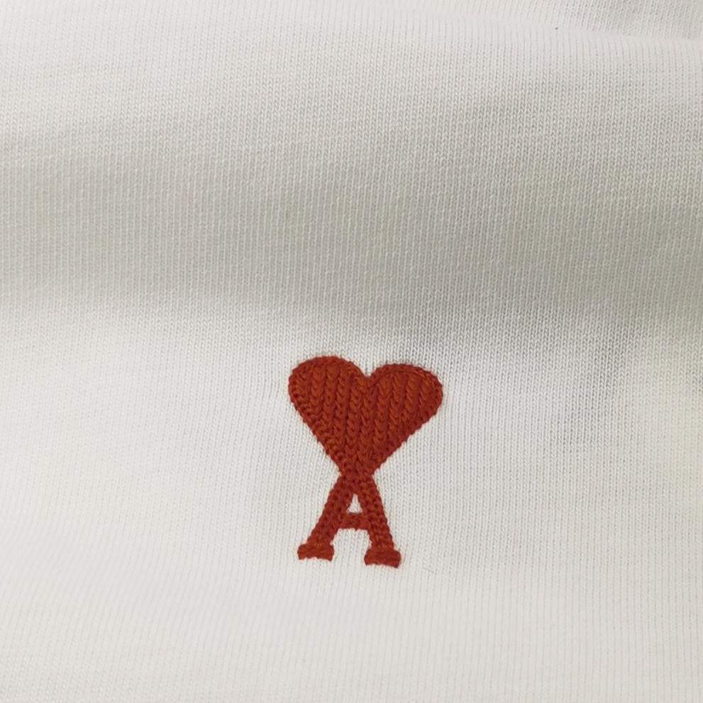 Louis Vuitton AMI Alexandre Mattiussi White Heart T-Shirt XXL Size US XXL / EU 58 / 5 - 6 Thumbnail
