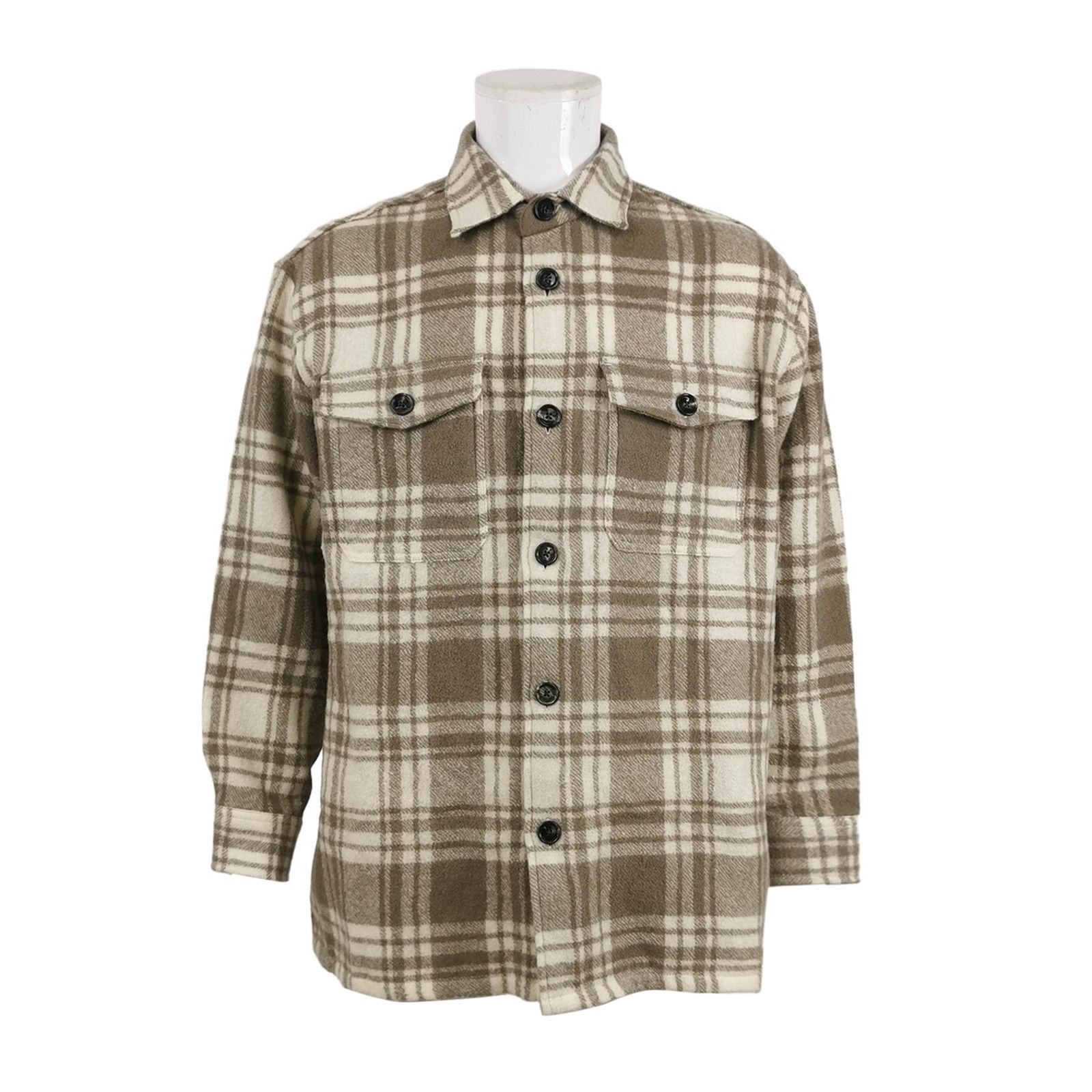 Louis Vuitton AMI Alexandre Mattiussi Wool Check Lapel Coat S Size US S / EU 44-46 / 1 - 2 Thumbnail