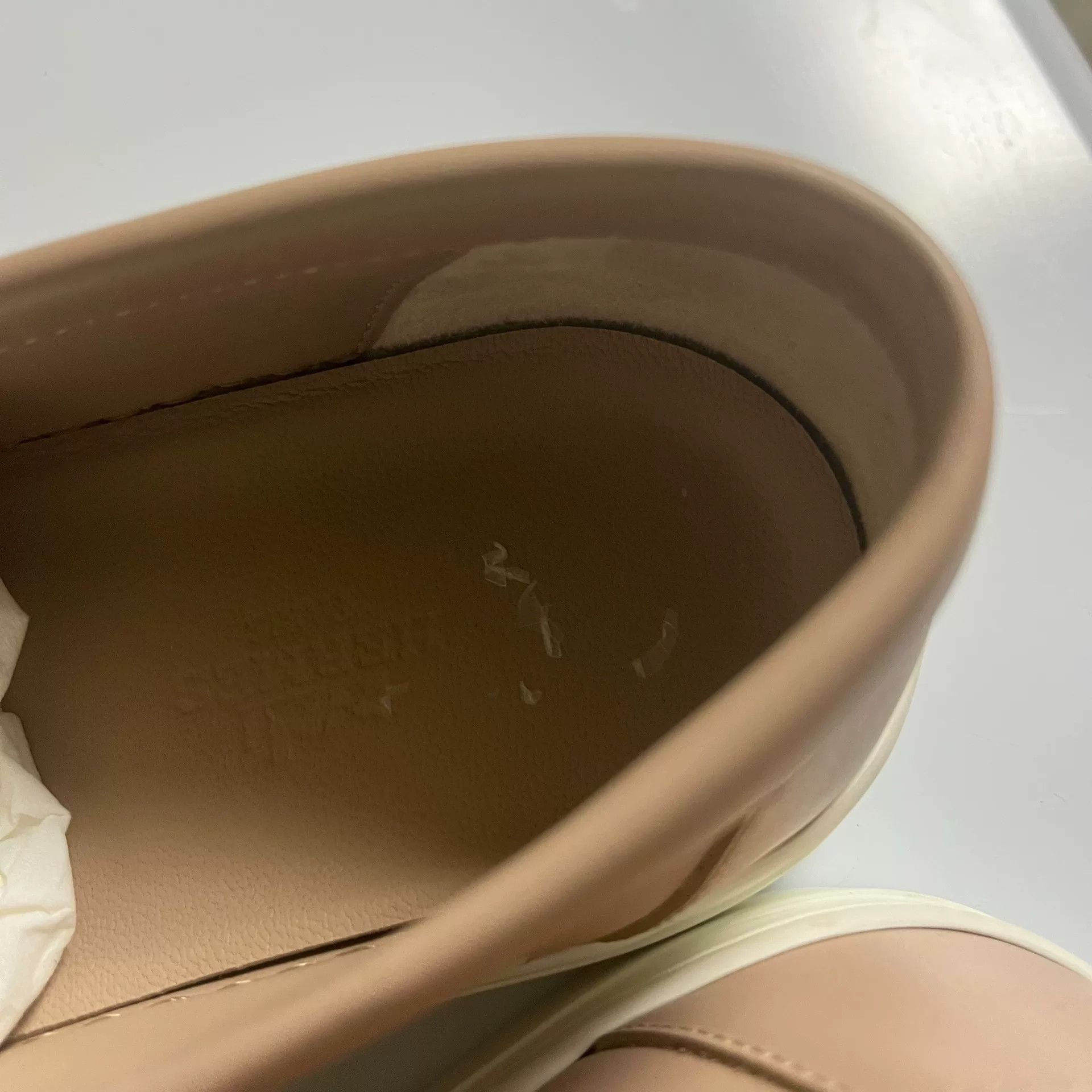 Hermes Hermes Beige Kelly Buckle Sneakers Size US 6 / IT 36 - 8 Thumbnail