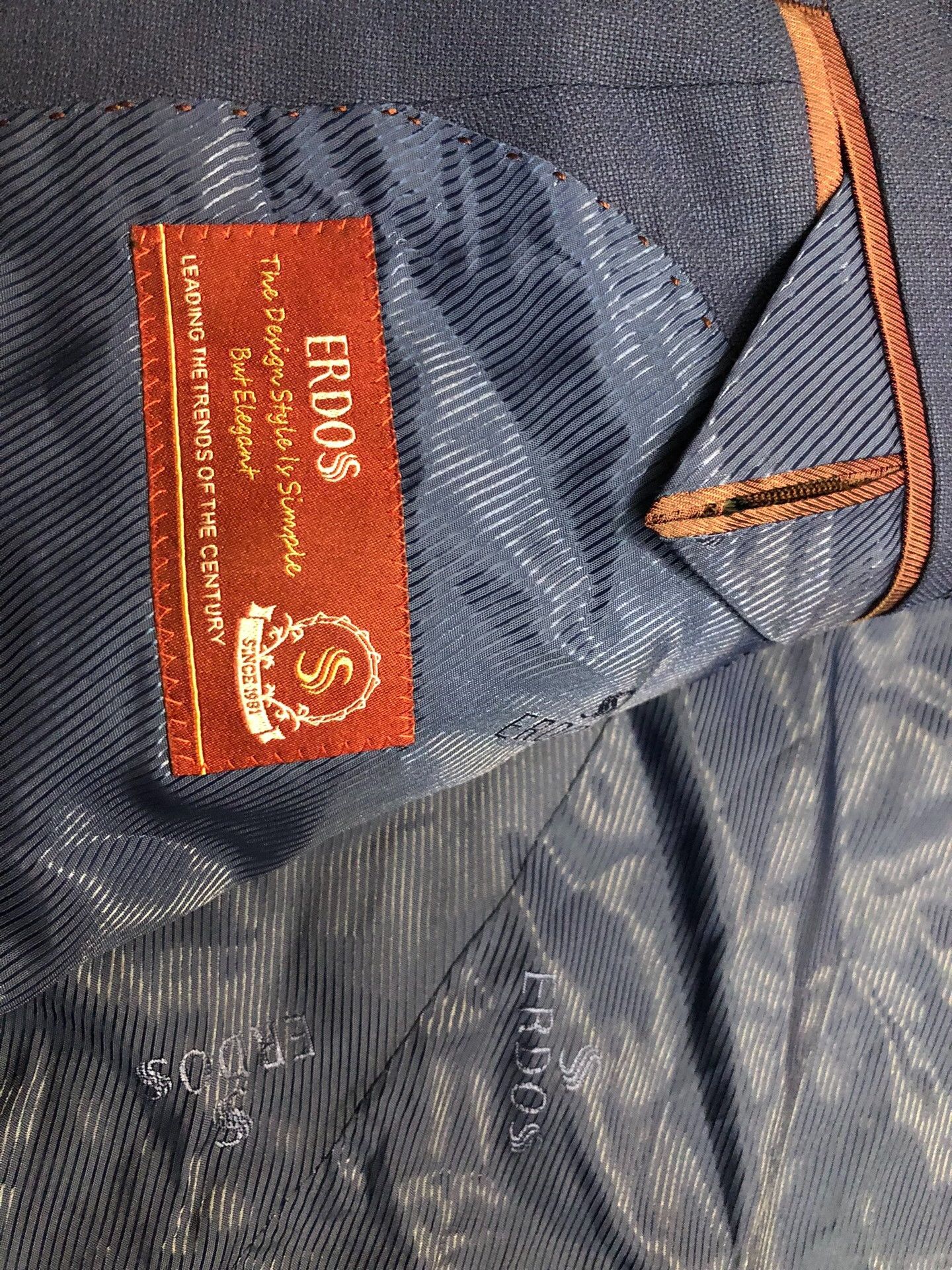 Other Erdos Wool Silk Blend Formal Blazer Size US M / EU 48-50 / 2 - 5 Thumbnail