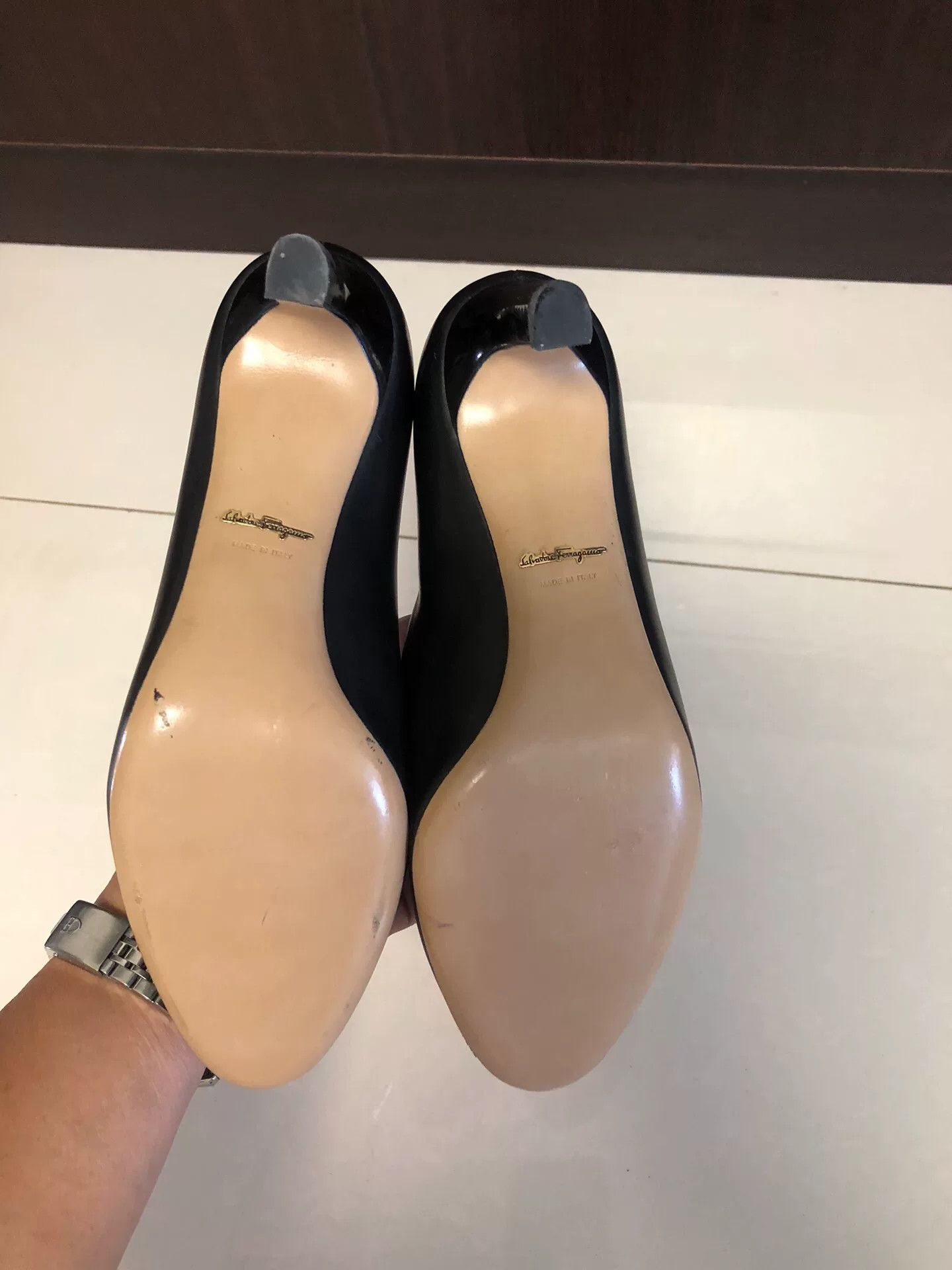 Salvatore Ferragamo Ferragamo Handmade Leather High Heels Size US 4.5 / IT 34.5 - 4 Thumbnail
