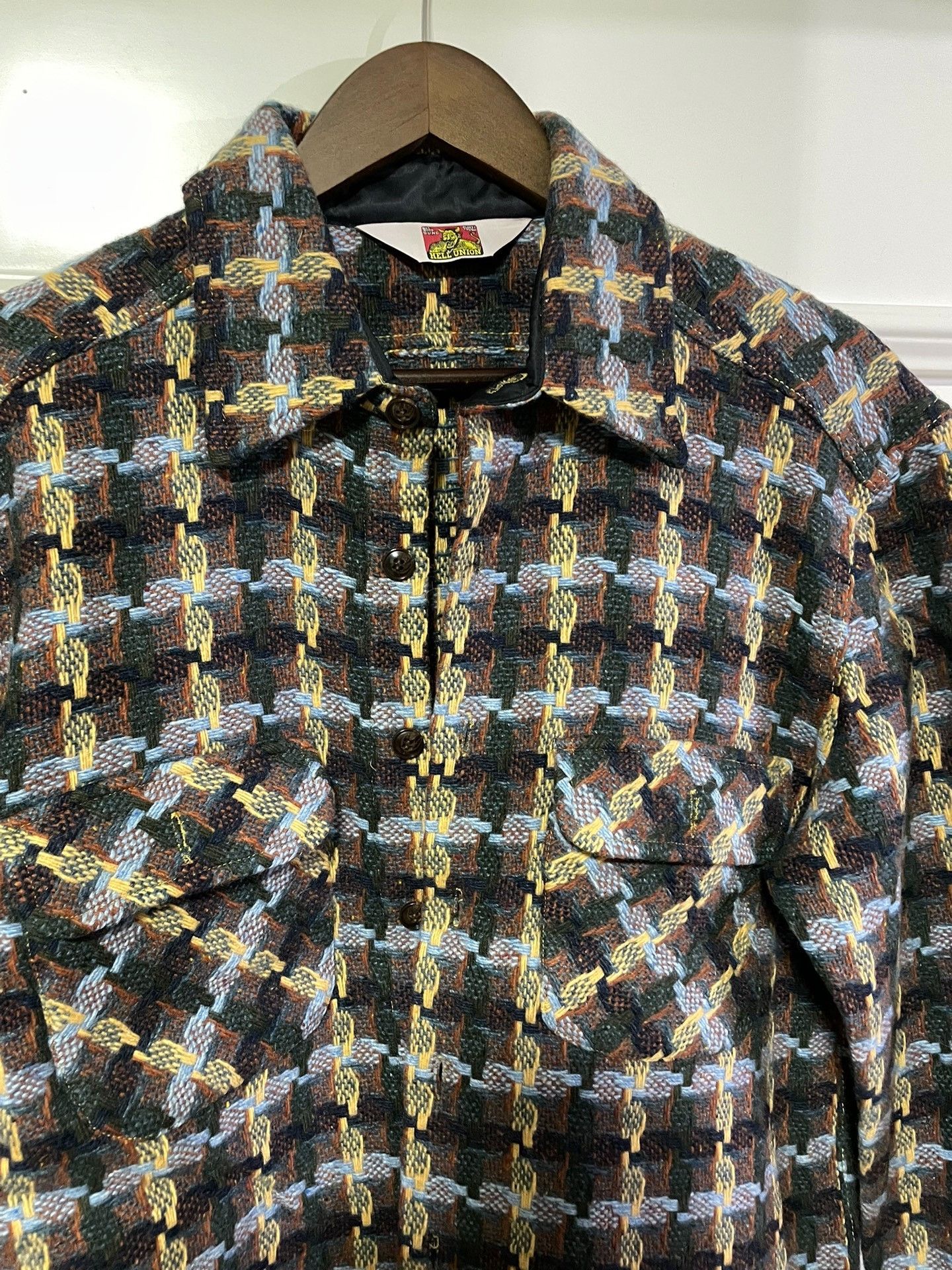 Other GUNC Early Thick Jacquard Wool Shirt Size US M / EU 48-50 / 2 - 3 Thumbnail