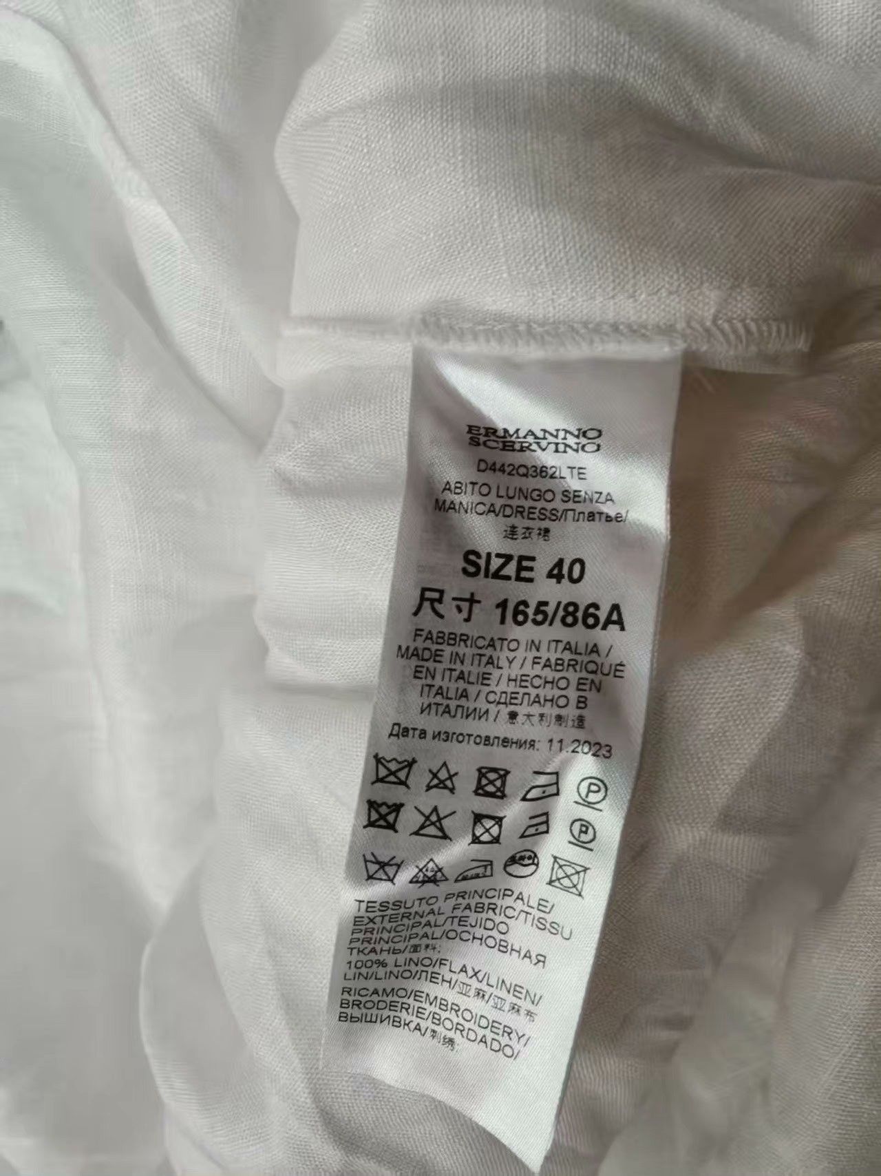 Other Es Women's White Dress Size M / US 6-8 / IT 42-44 - 5 Thumbnail
