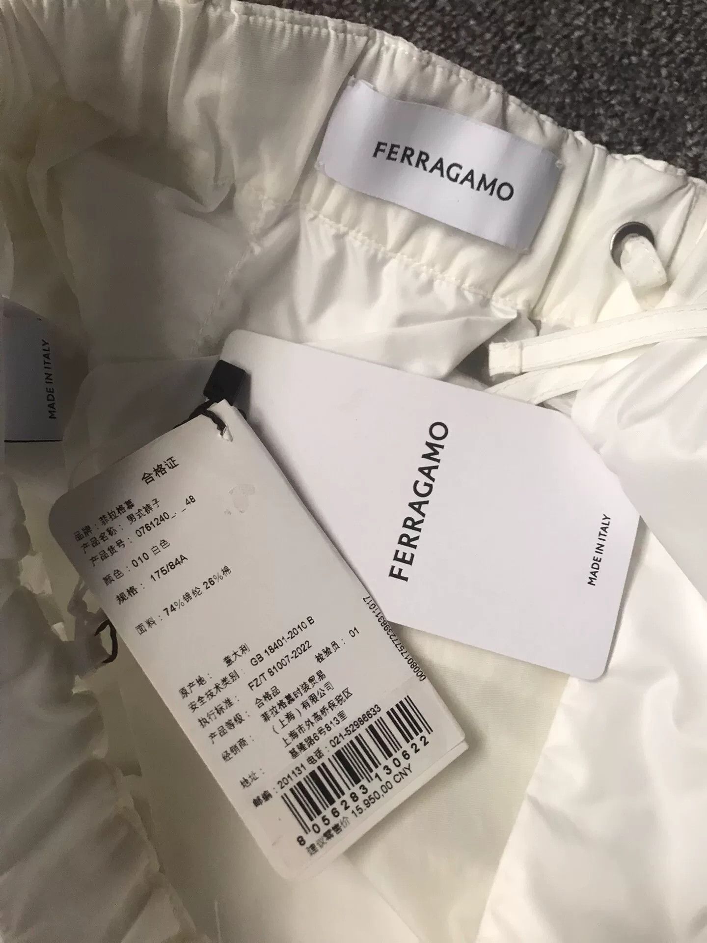 Salvatore Ferragamo Ferragamo White Detachable Casual Pants Size US 32 / EU 48 - 4 Thumbnail