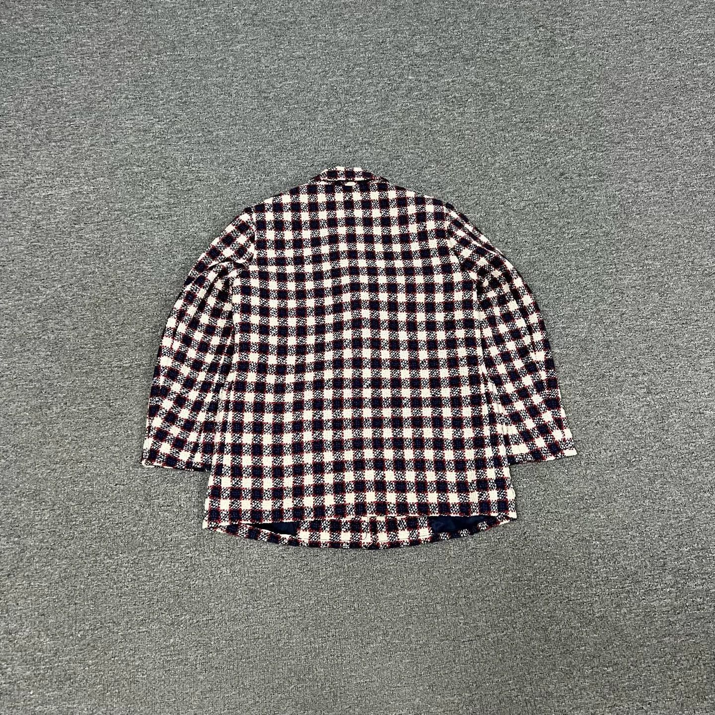 Gucci Gucci Tweed Plaid Gold Buckle Blazer Size M / US 6-8 / IT 42-44 - 2 Thumbnail