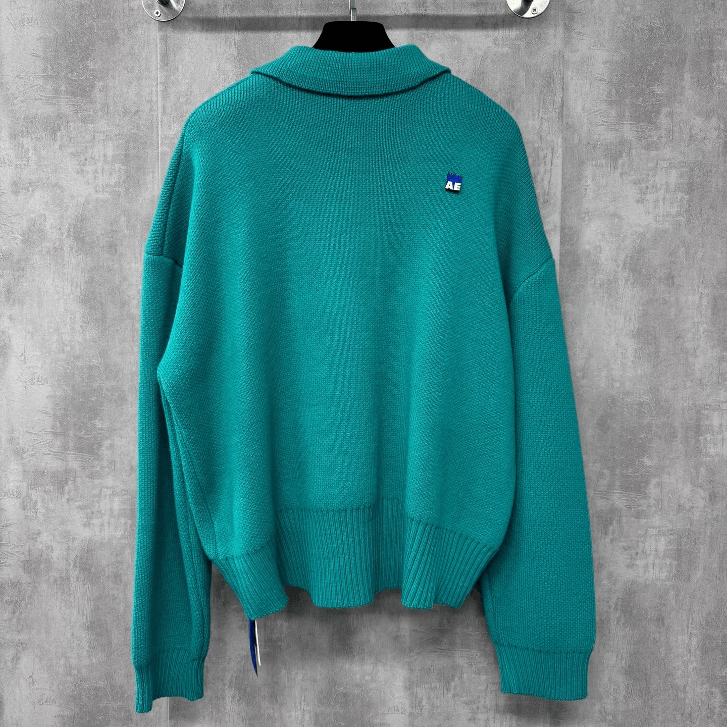 Ader Error Ader Error Blue Knit Sweater Size M / US 6-8 / IT 42-44 - 2 Thumbnail