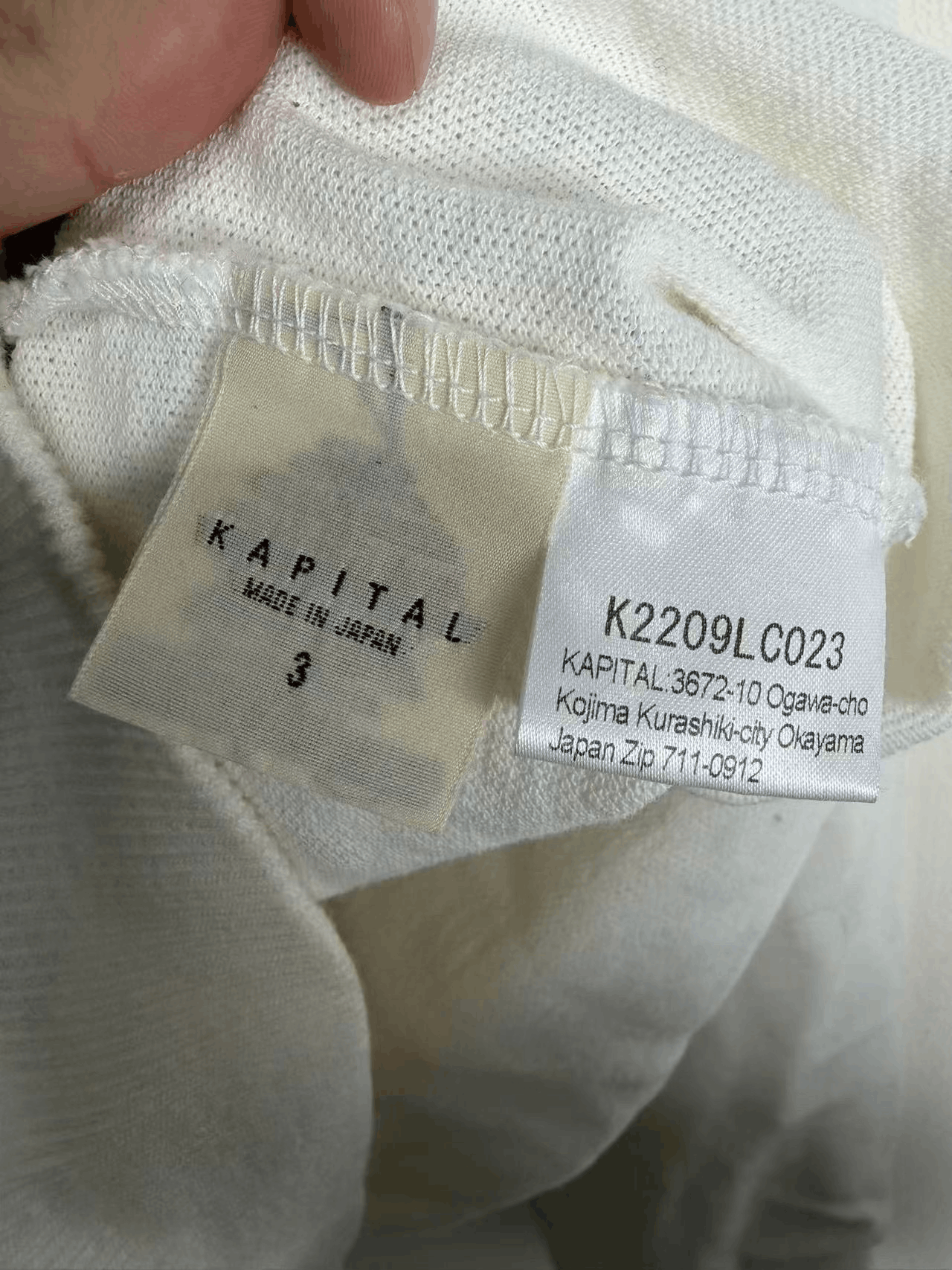 Kapital KAPITAL White Polo Shirt Size US L / EU 52-54 / 3 - 2 Thumbnail