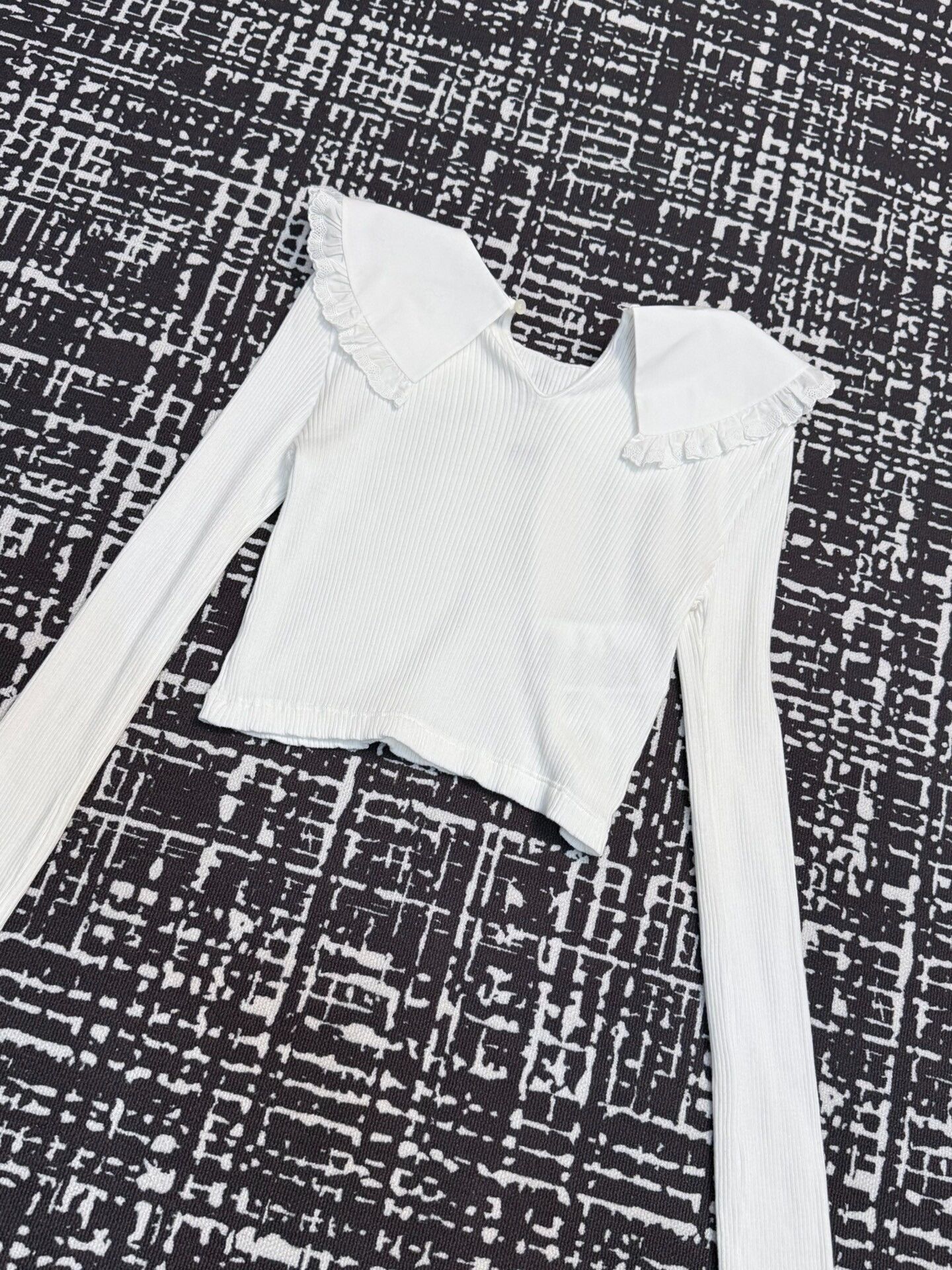 Other 2022 Doll Collar Knit Base Top XS Size XS / US 0-2 / IT 36-38 - 2 Thumbnail