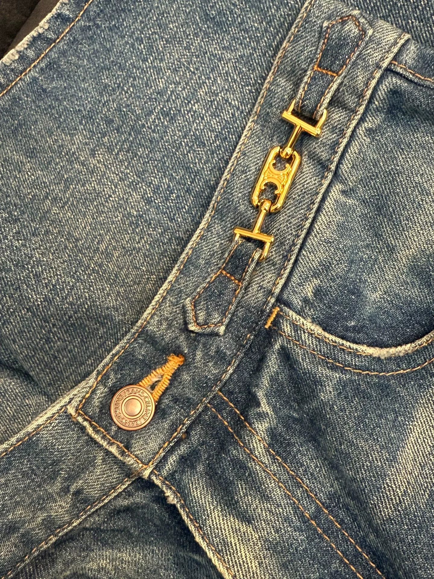 Other Wide-Leg Mid-Length Jeans Size 26 Size 26" / US 2 / IT 38 - 3 Thumbnail