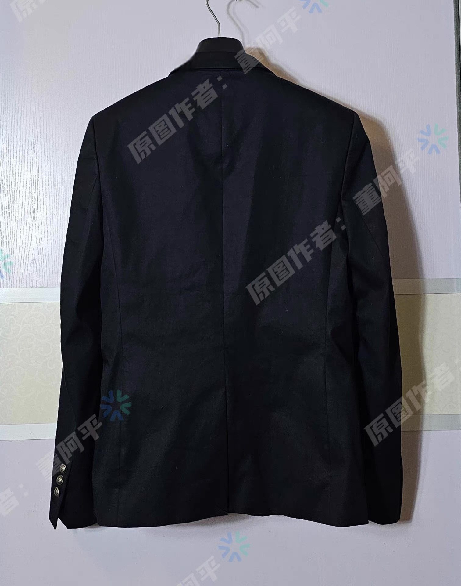 Balmain Double-Breasted Black Blazer Size US M / EU 48-50 / 2 - 3 Thumbnail