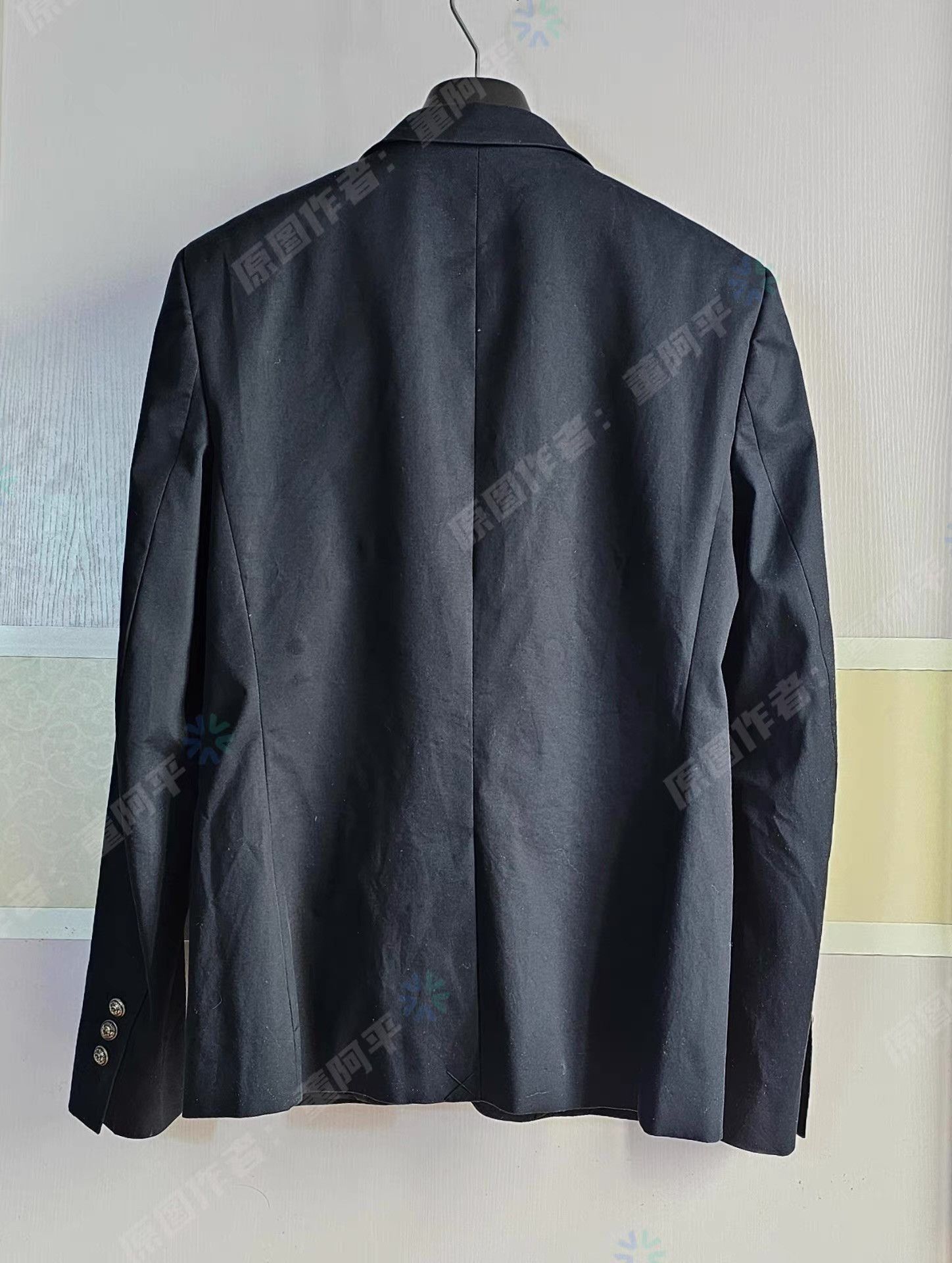 Balmain Blue Double-Breasted Blazer Size US M / EU 48-50 / 2 - 3 Thumbnail